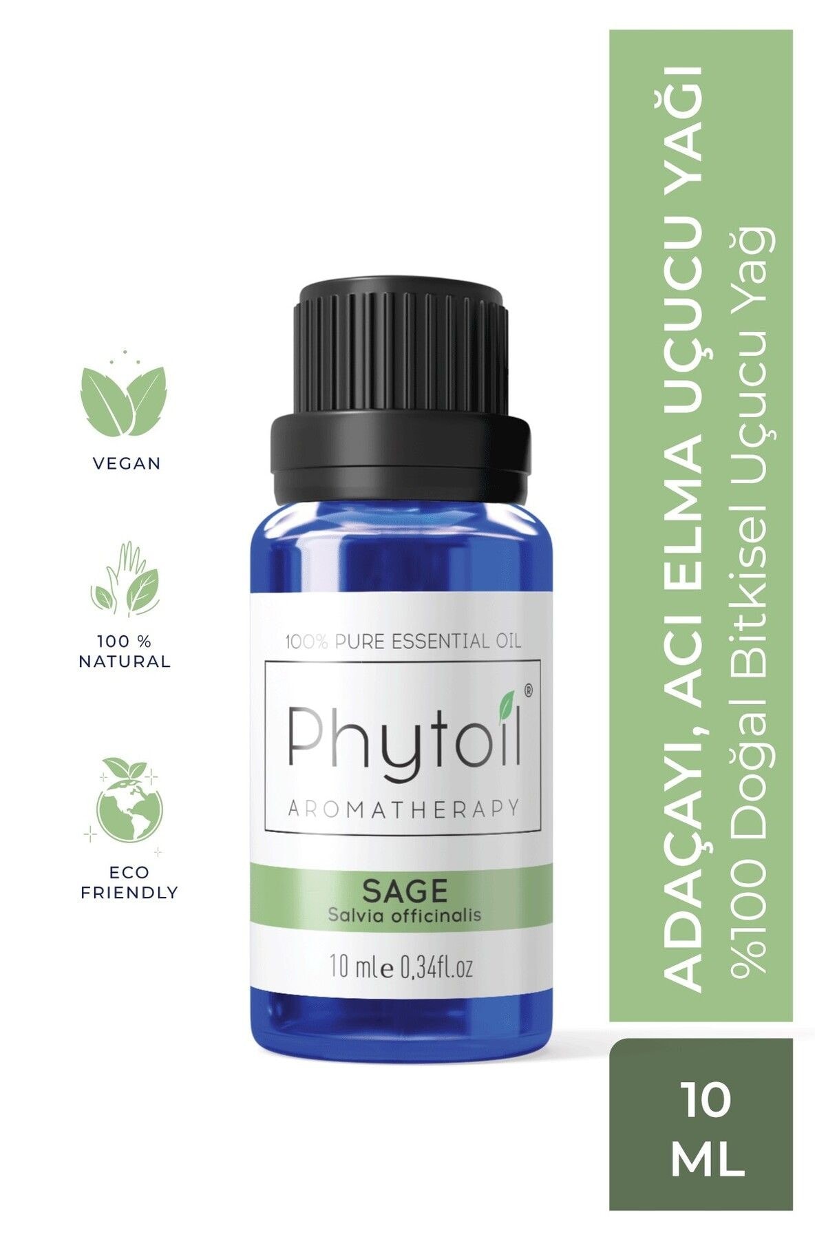Organik Adaçayı-acı Elma Uçucu Yağı- Sage 10 ml