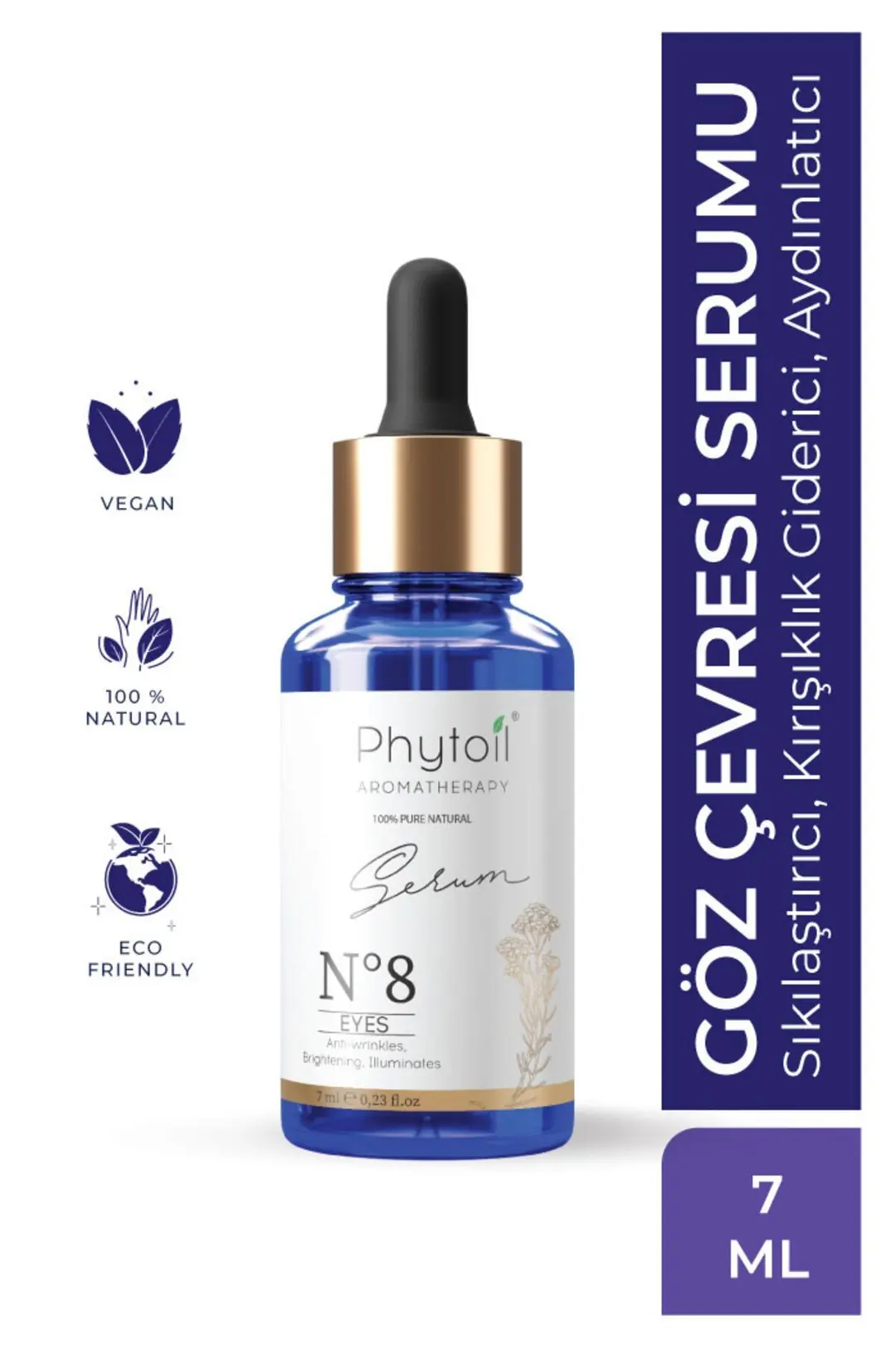 Sıkılaştırıcı ve Aydınlatıcı Göz Çevresi Serumu – No:8 Eyes Anti