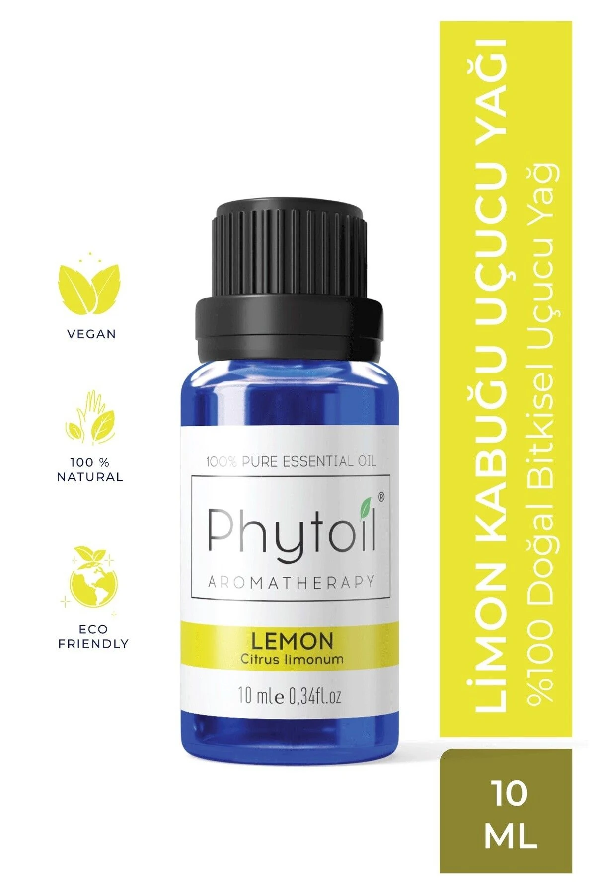 Organik Limon Kabuğu Uçucu Yağı – Lemon %100 Saf ve Doğal Bitkisel Uçucu Yağ 10 ml