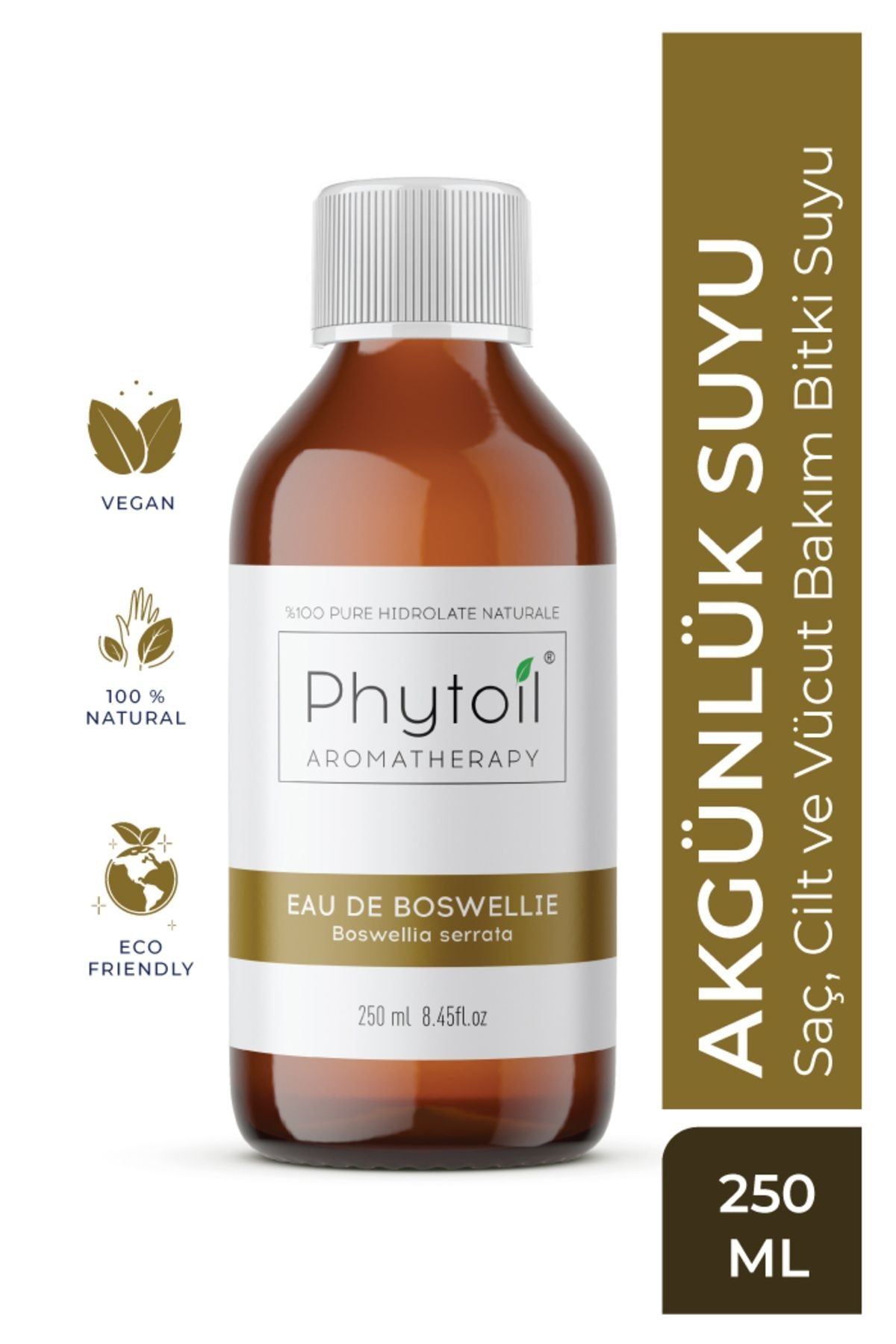 Organik Akgünlük Suyu- Saç, Cilt Ve Vücut Bakım Bitki Suyu - Eau De Boswellıe 250 ml