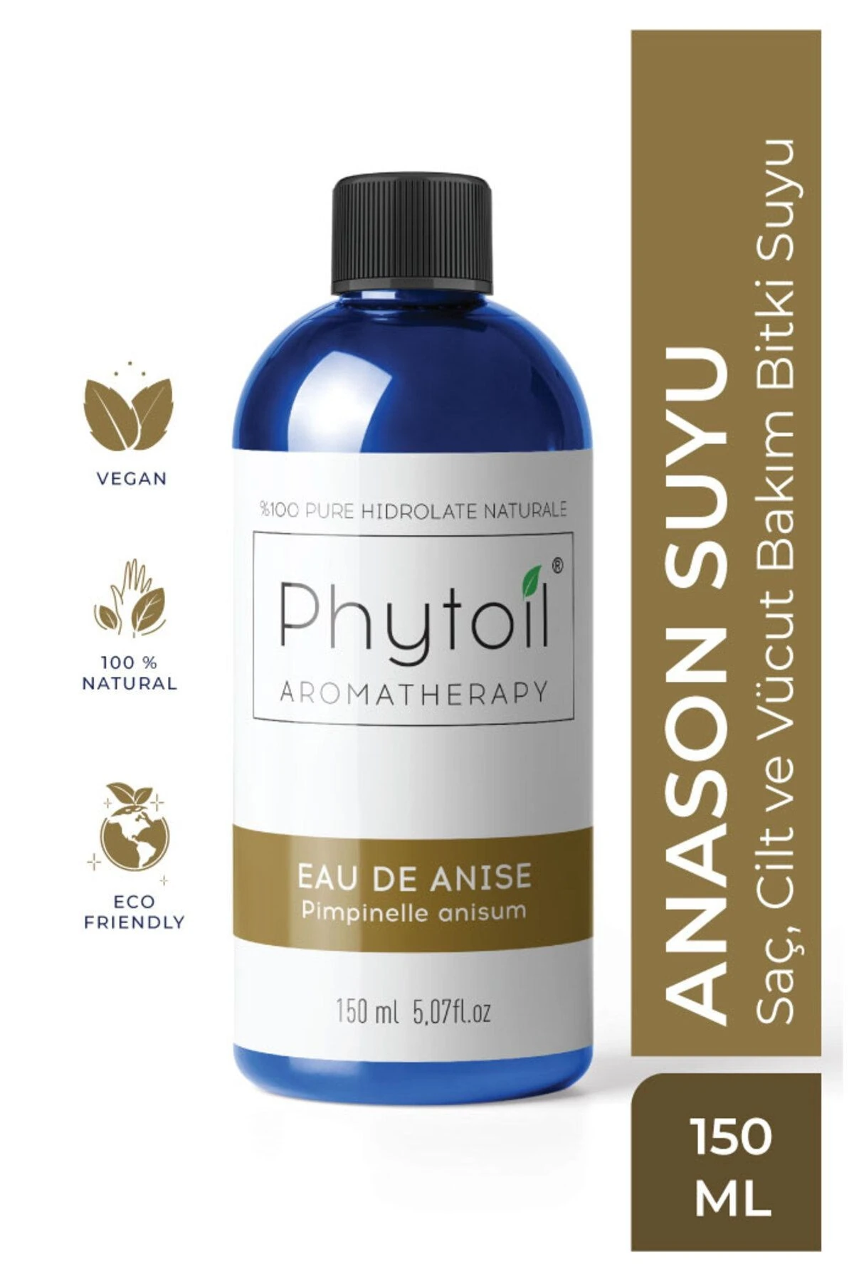 Organik Anason Suyu – Saç, Cilt ve Vücut Bakım Bitki Suyu 150 ml