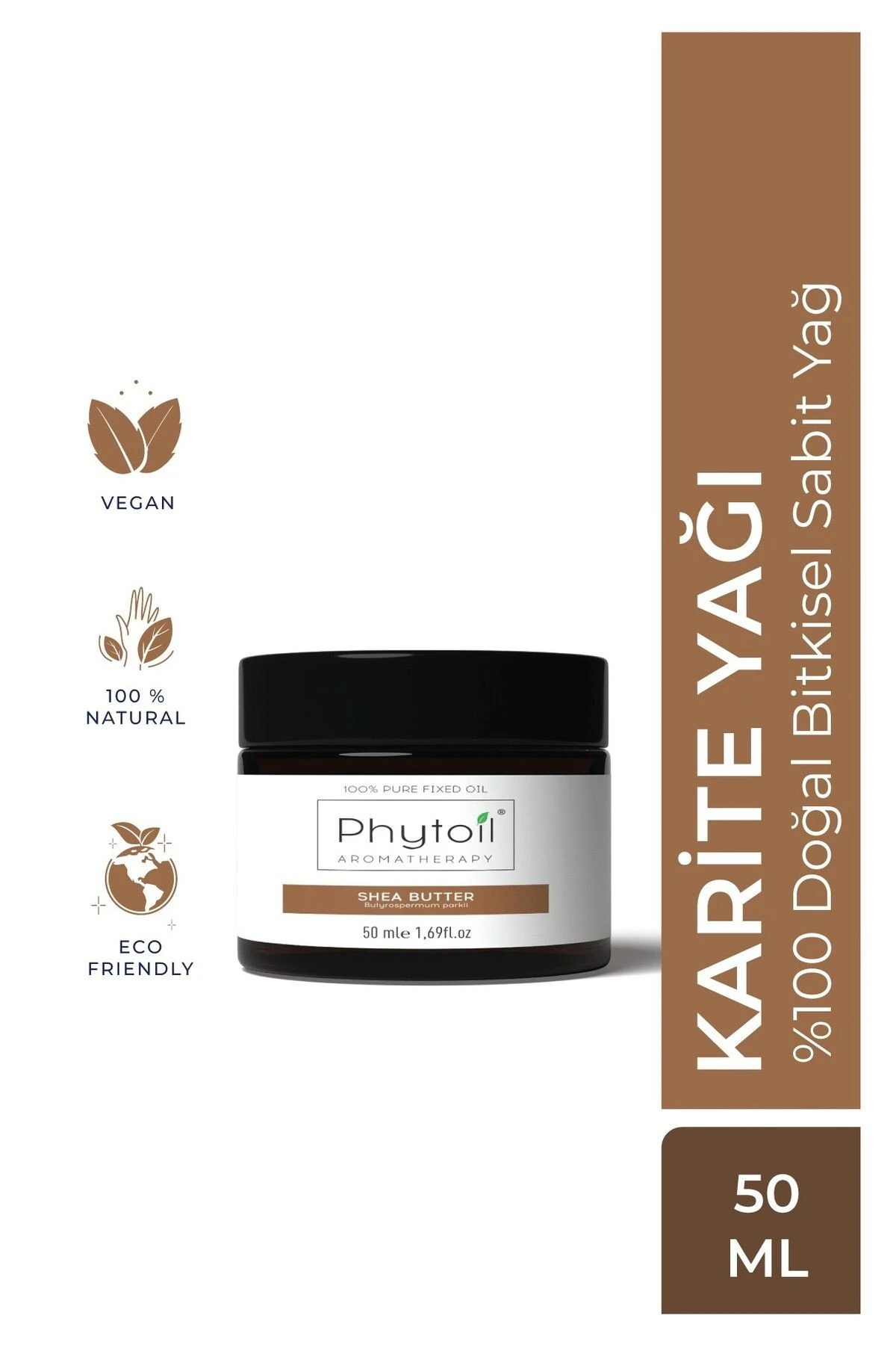 Karite Yağı (Shea Butter – Butyrospermum Parkii) %100 Saf ve Doğal Bitkisel Sabit Yağ 50 ml