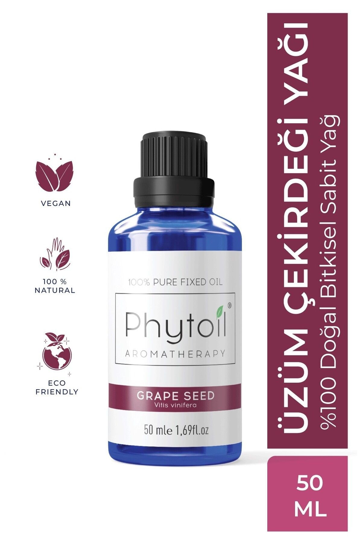Organik Üzüm Çekirdeği Yağı- Grape Seed 50 ml