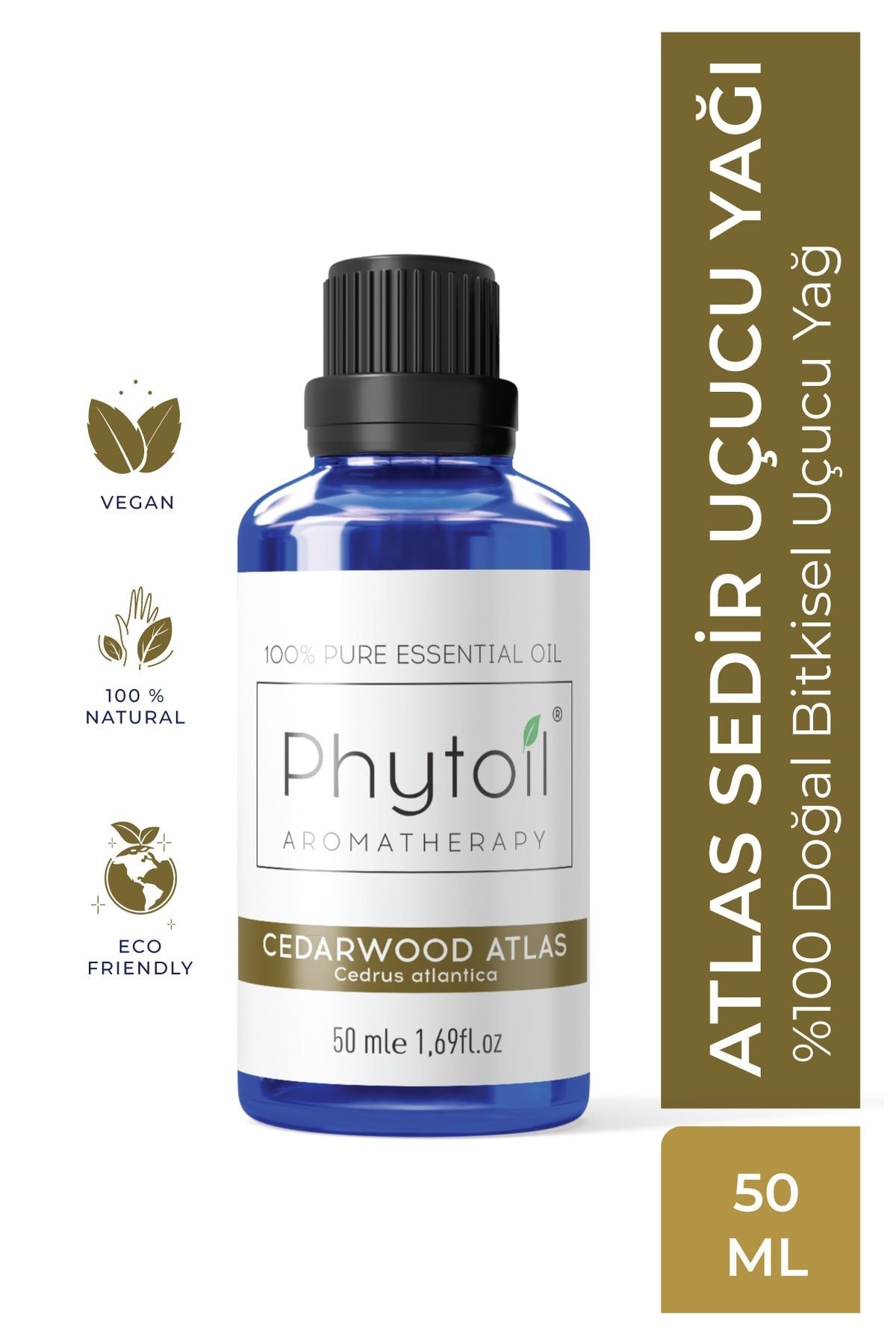 Organik Atlas Sedir Uçucu Yağı- Cedarwood Atlas 50 ml