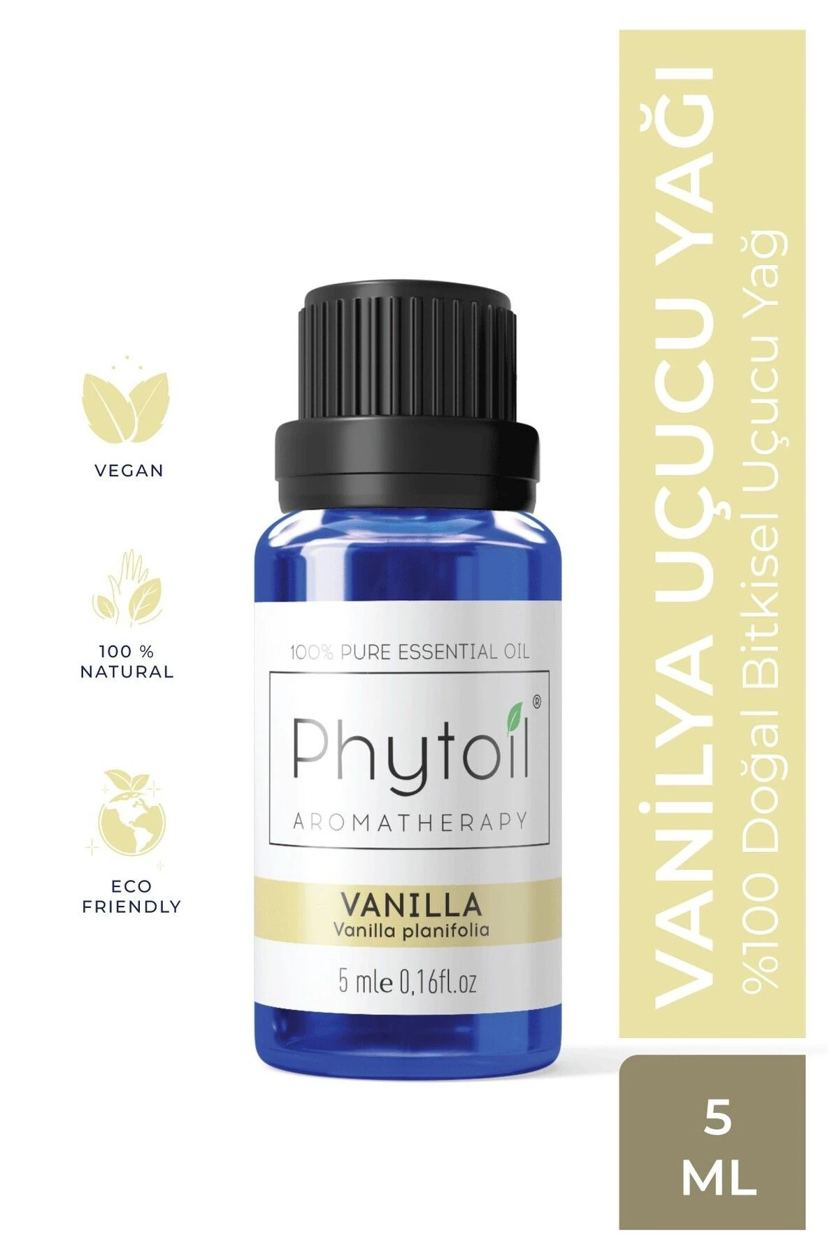 Organik Vanilya Uçucu Yağı – Vanilla %100 Saf ve Doğal Bitkisel Uçucu Yağ 5 ml