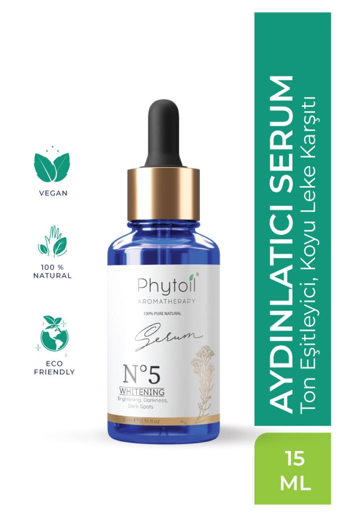 Organik Aydınlatıcı Serum – N°5 Whitening 15 ml