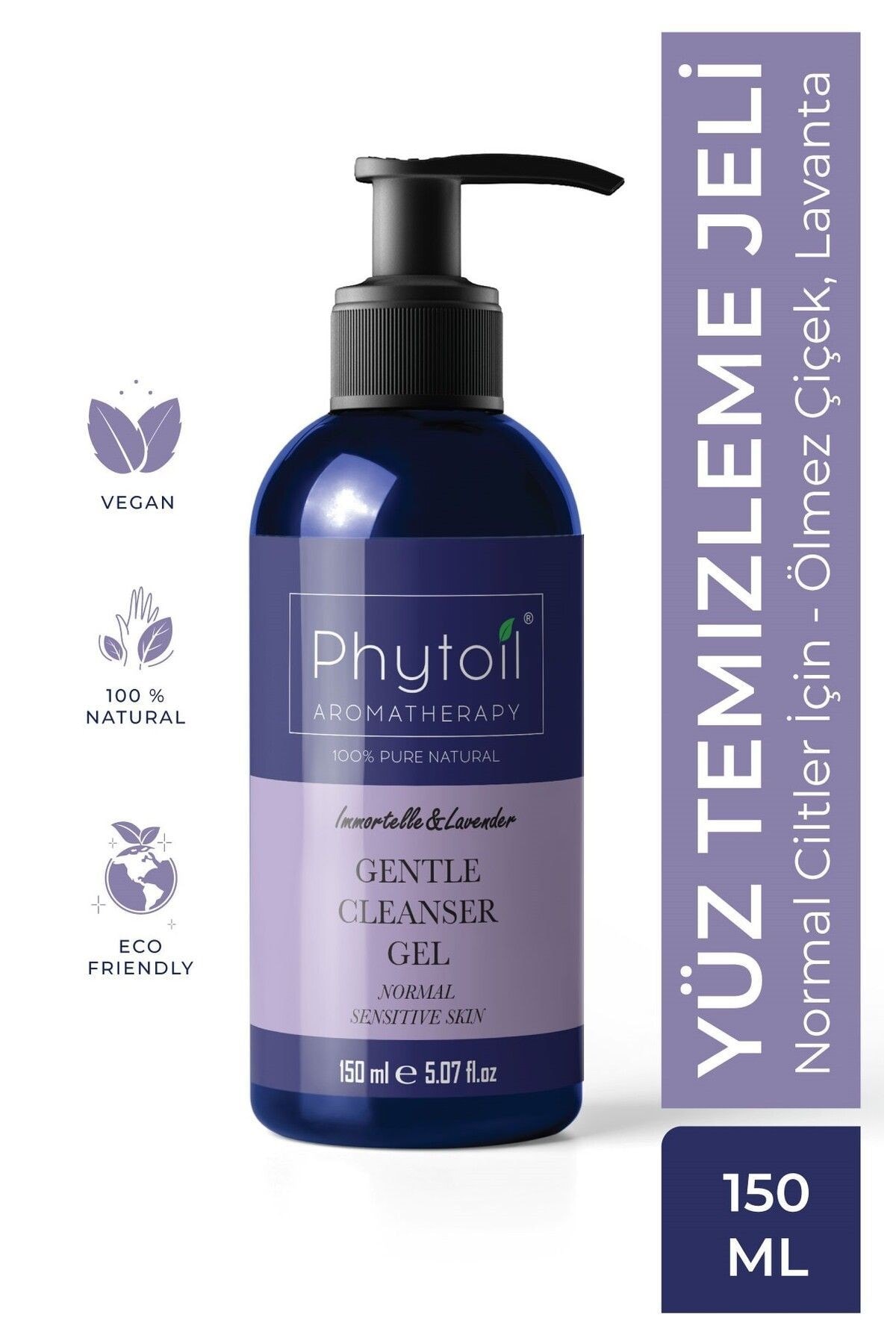 Normal Ciltler Için Yüz Temizleme Jeli- Gentle Cleanser Gel Ölmez Çiçek, Lavanta 100 Ml
