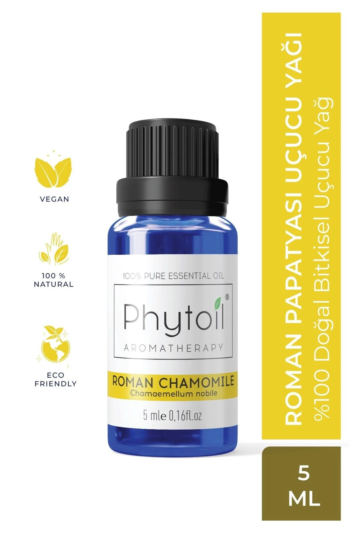 Organik Roman Papatyası Uçucu Yağı – Roman Chamomile %100 Saf ve Doğal Bitkisel Yağ 5 ml