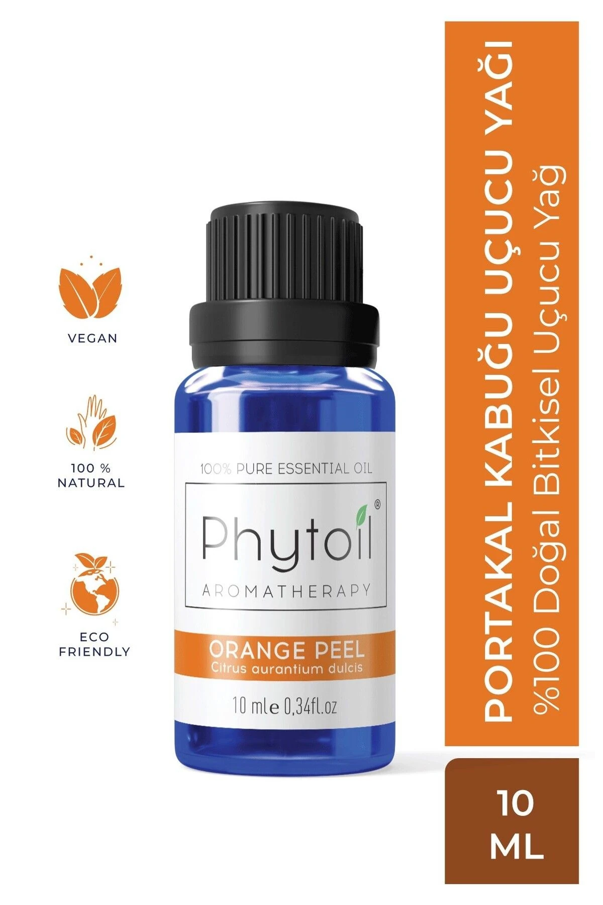 Organik Portakal Kabuğu Uçucu Yağı – Orange Peel %100 Saf ve Doğal Bitkisel Uçucu Yağ 10 ml