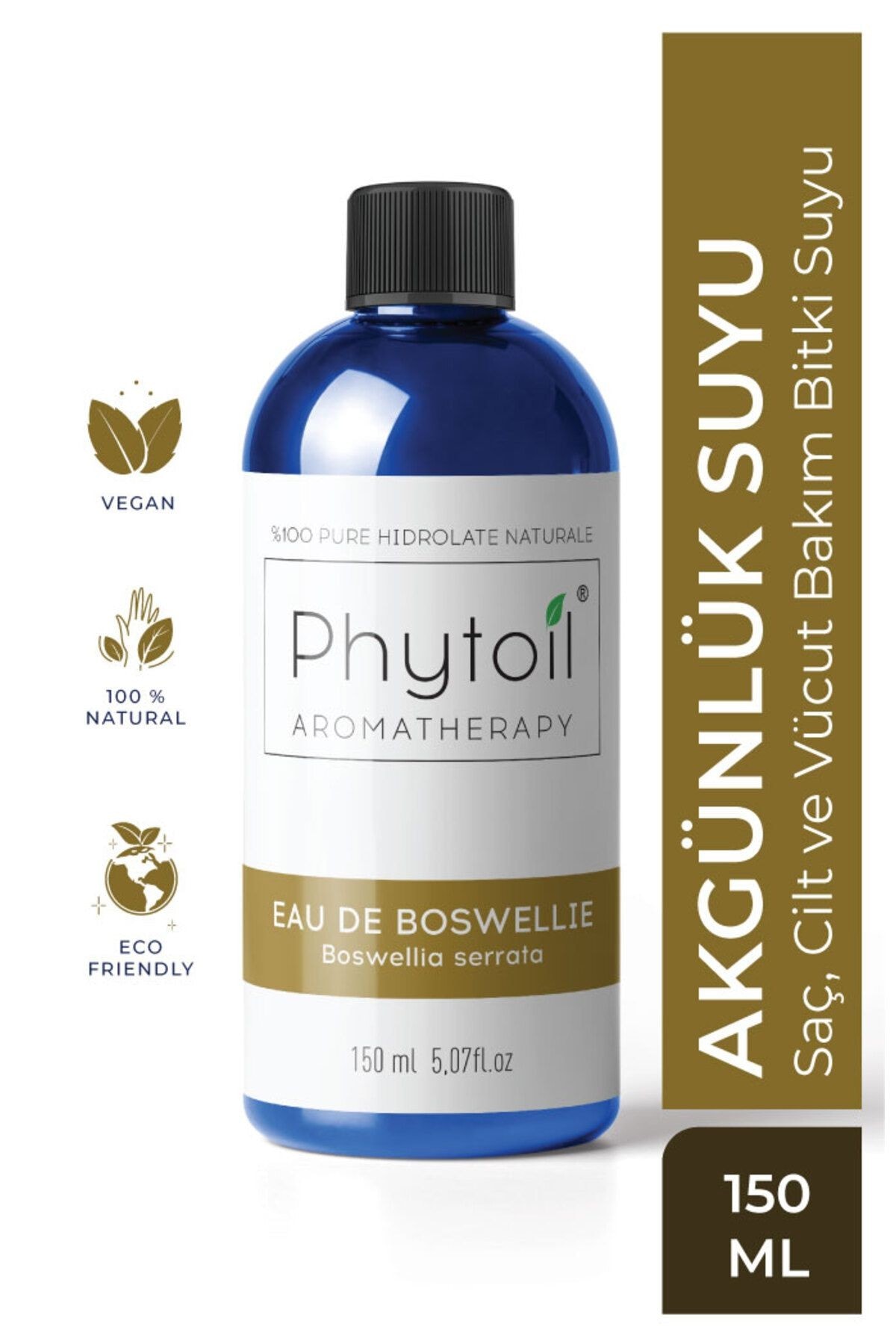 Organik Akgünlük Suyu- Saç, Cilt Ve Vücut Bakım Bitki Suyu - Eau De Boswellıe 150 ml