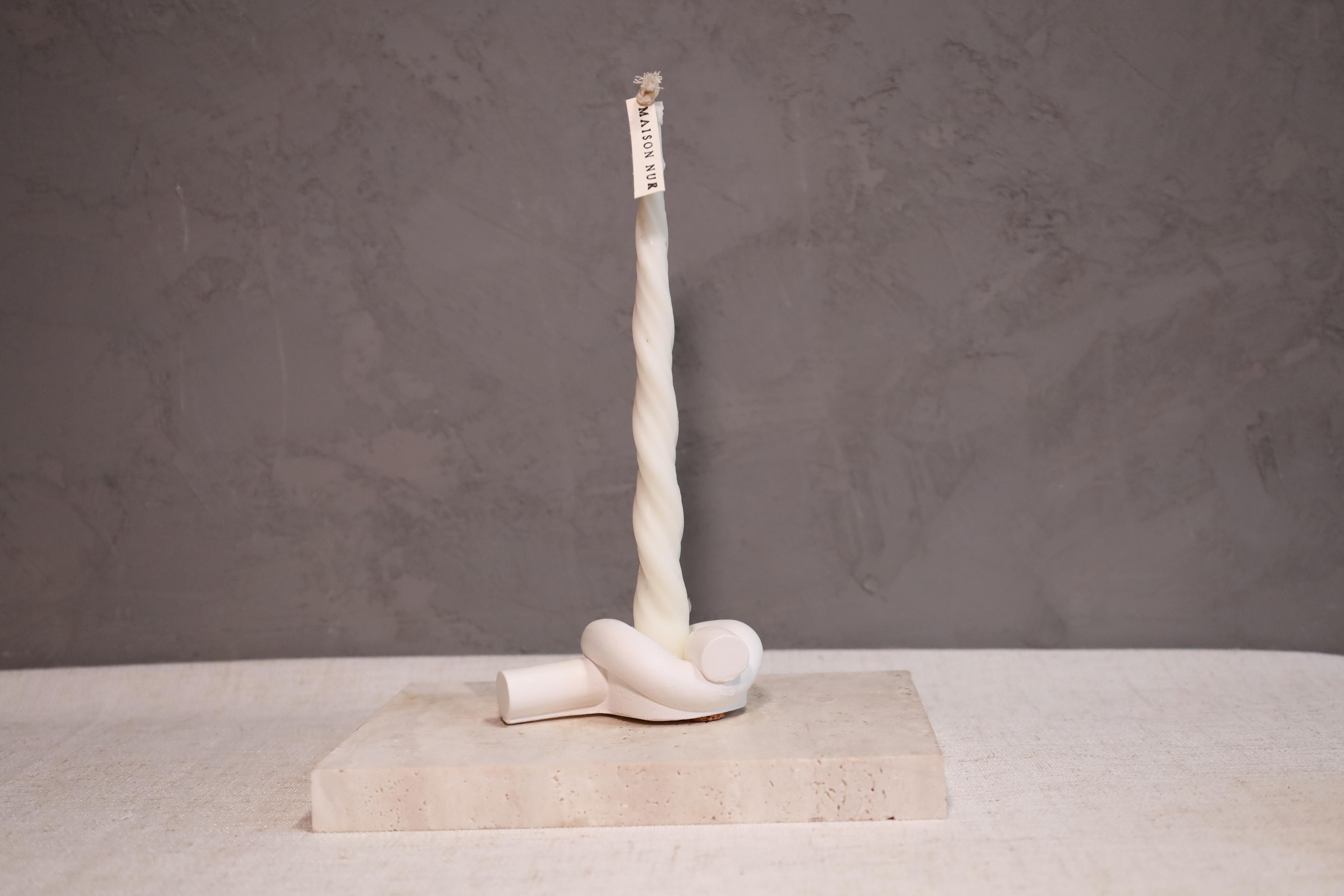 Şamdanlık Mum Spiral