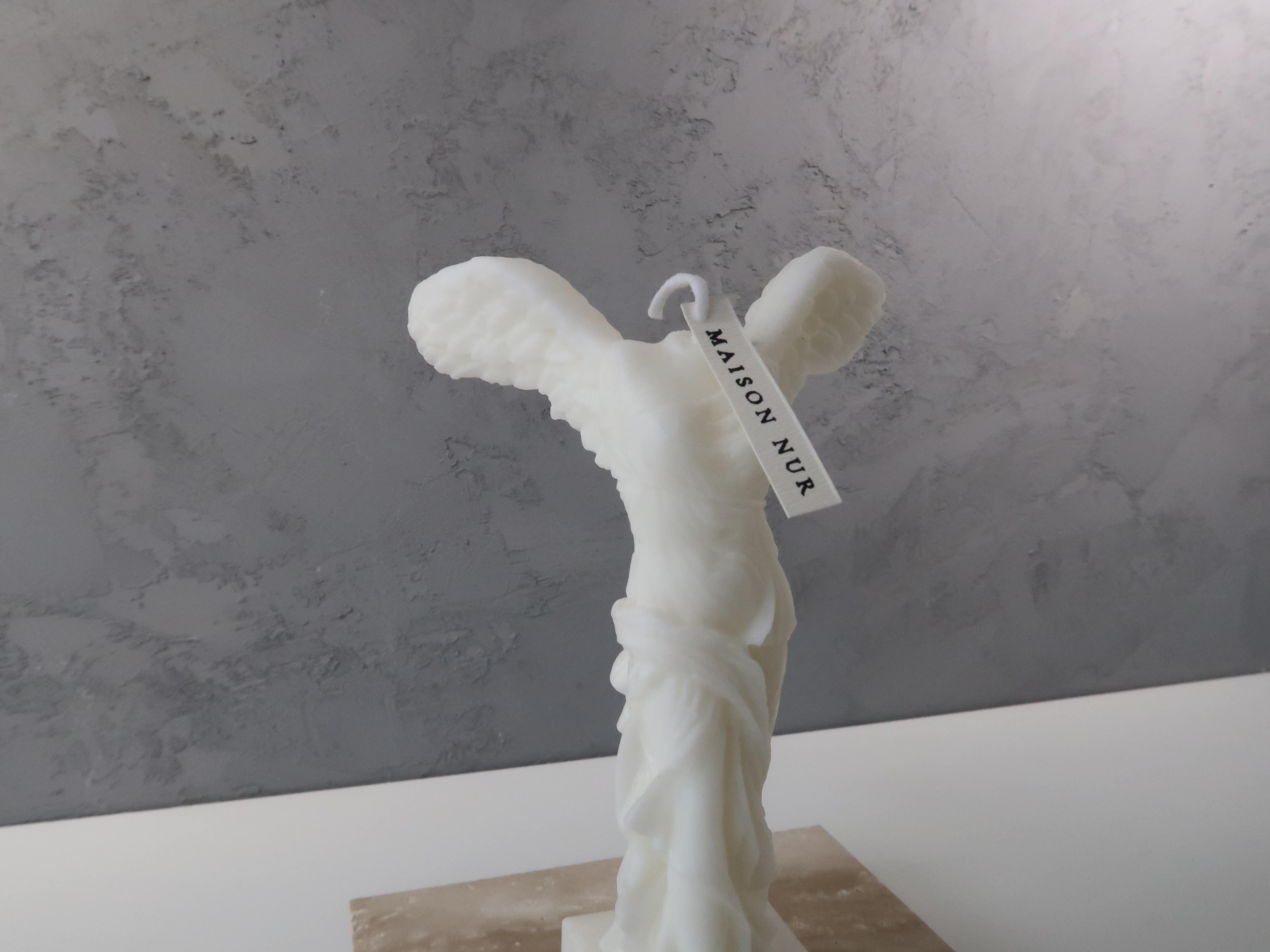 Nike of Samothrace Candle