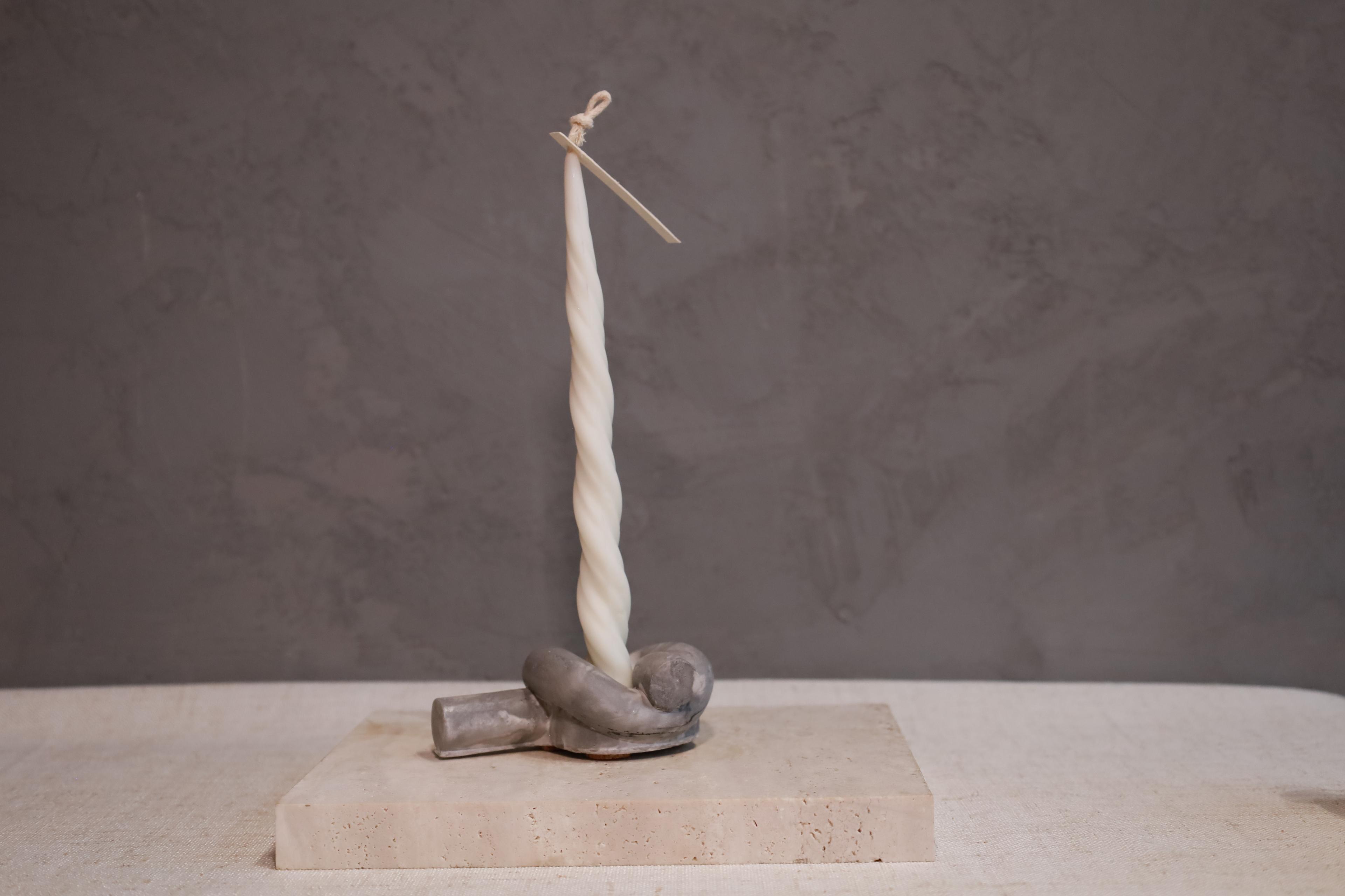 Şamdanlık Mum Spiral