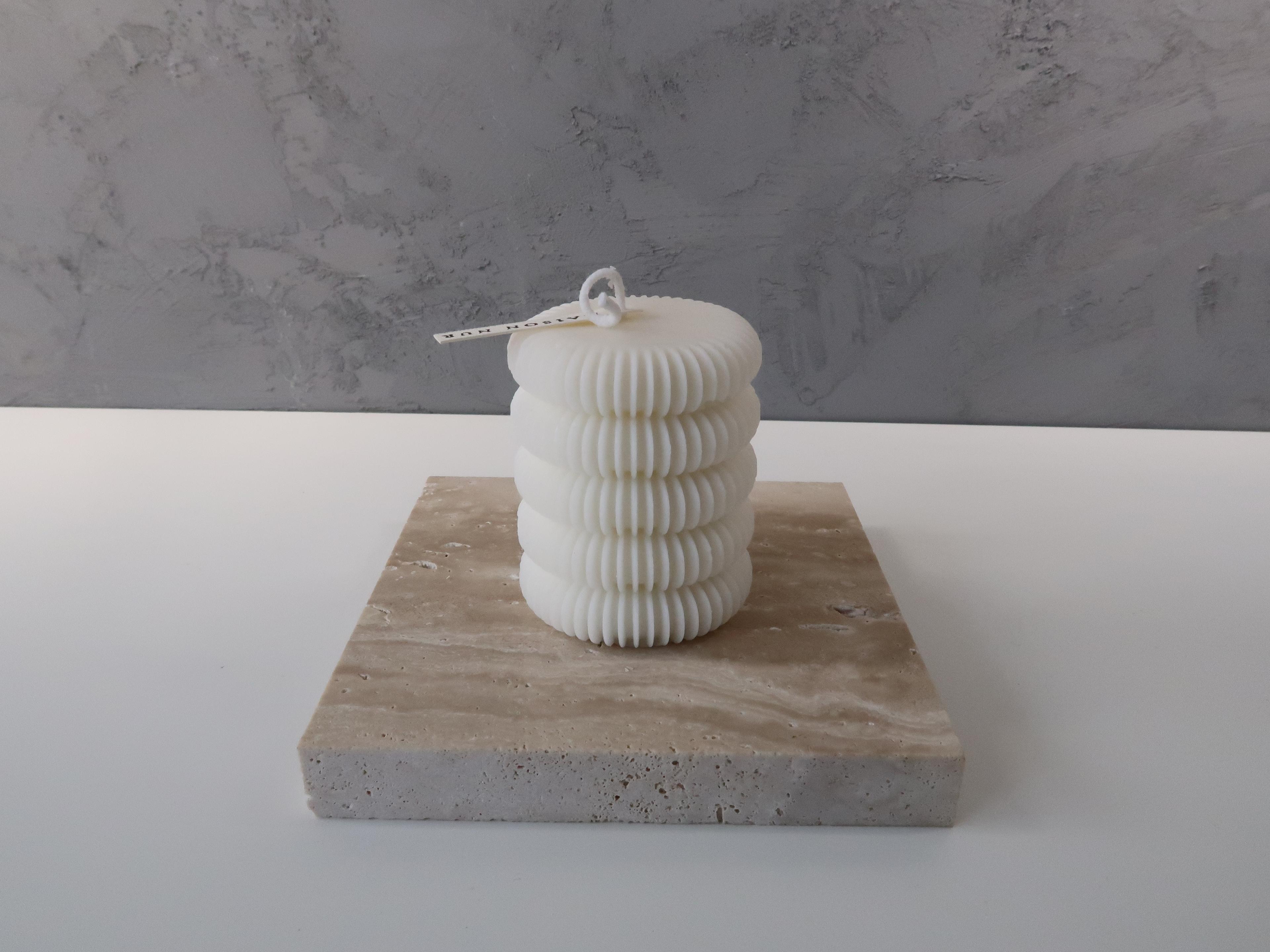 Ripples Pillar Candle 