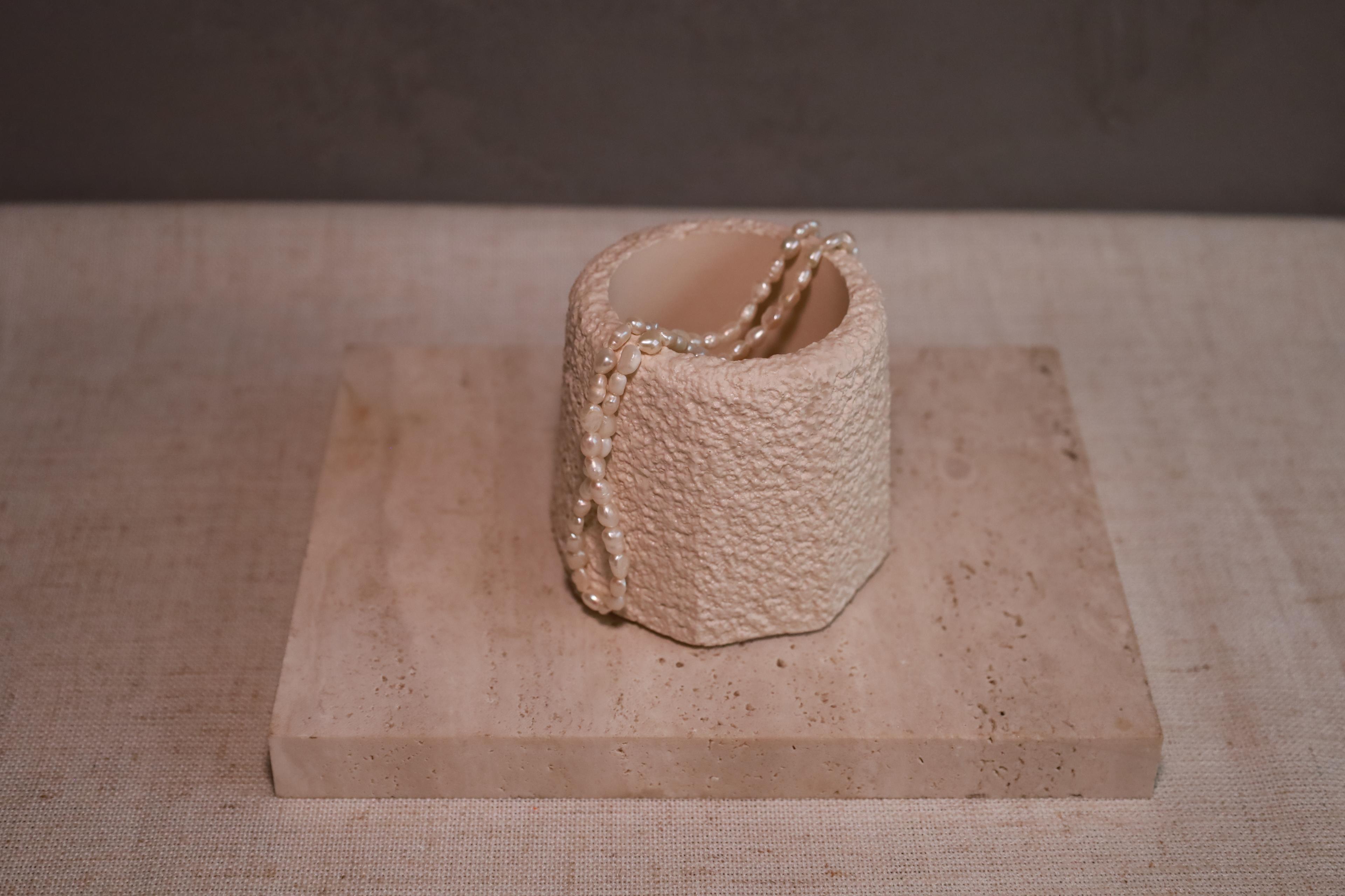 Traverten Beton Kutu