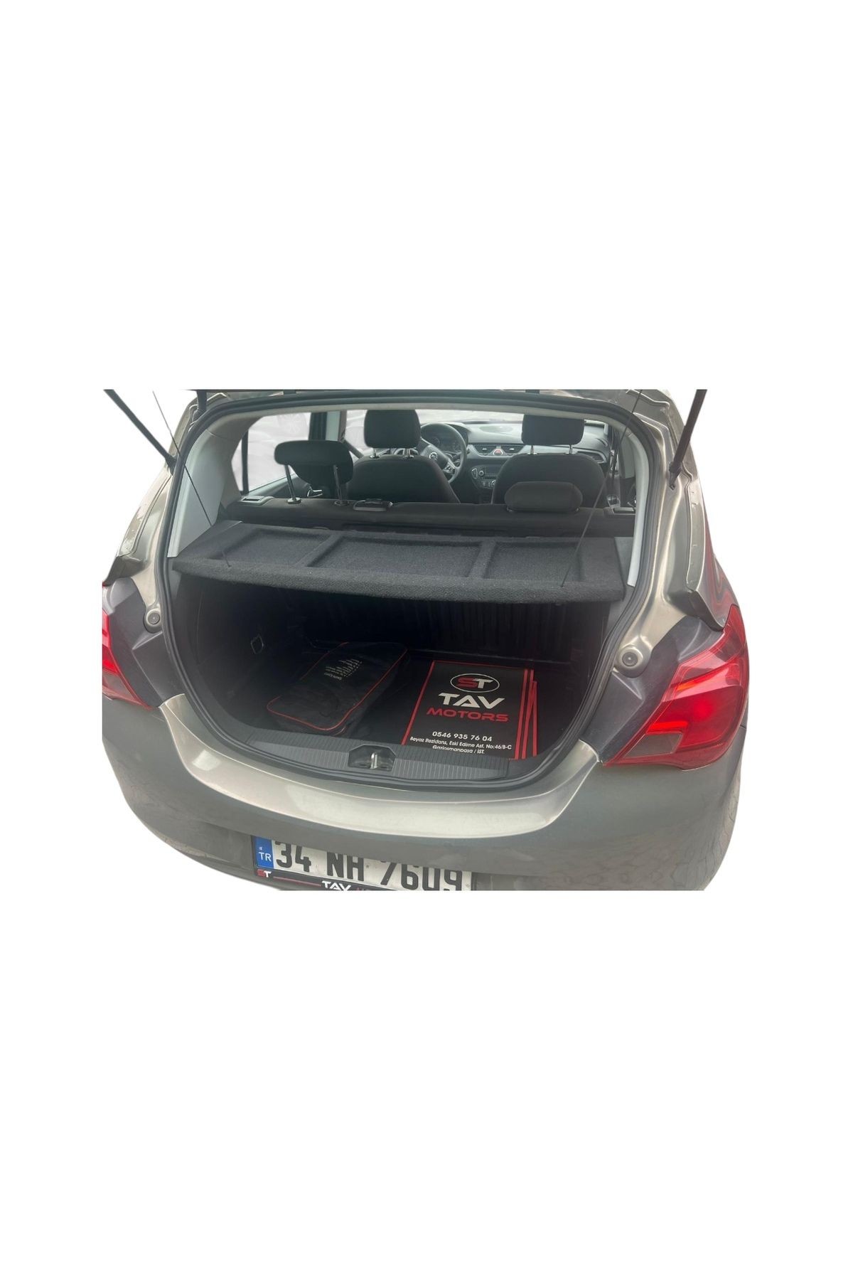 Opel corsa E bagaj rafı pandizot