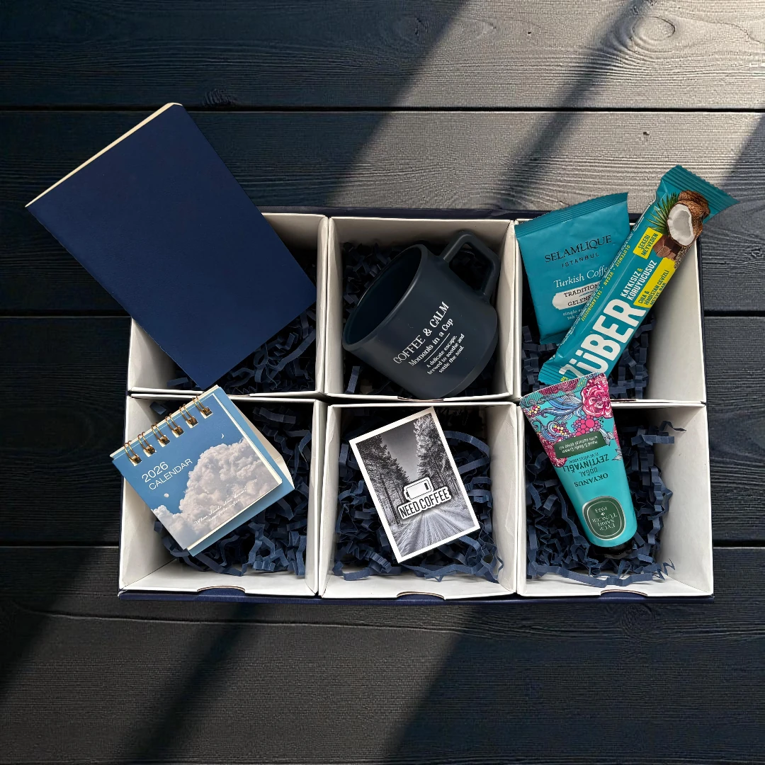 Lacivert Kurumsal Hediye Kutusu image