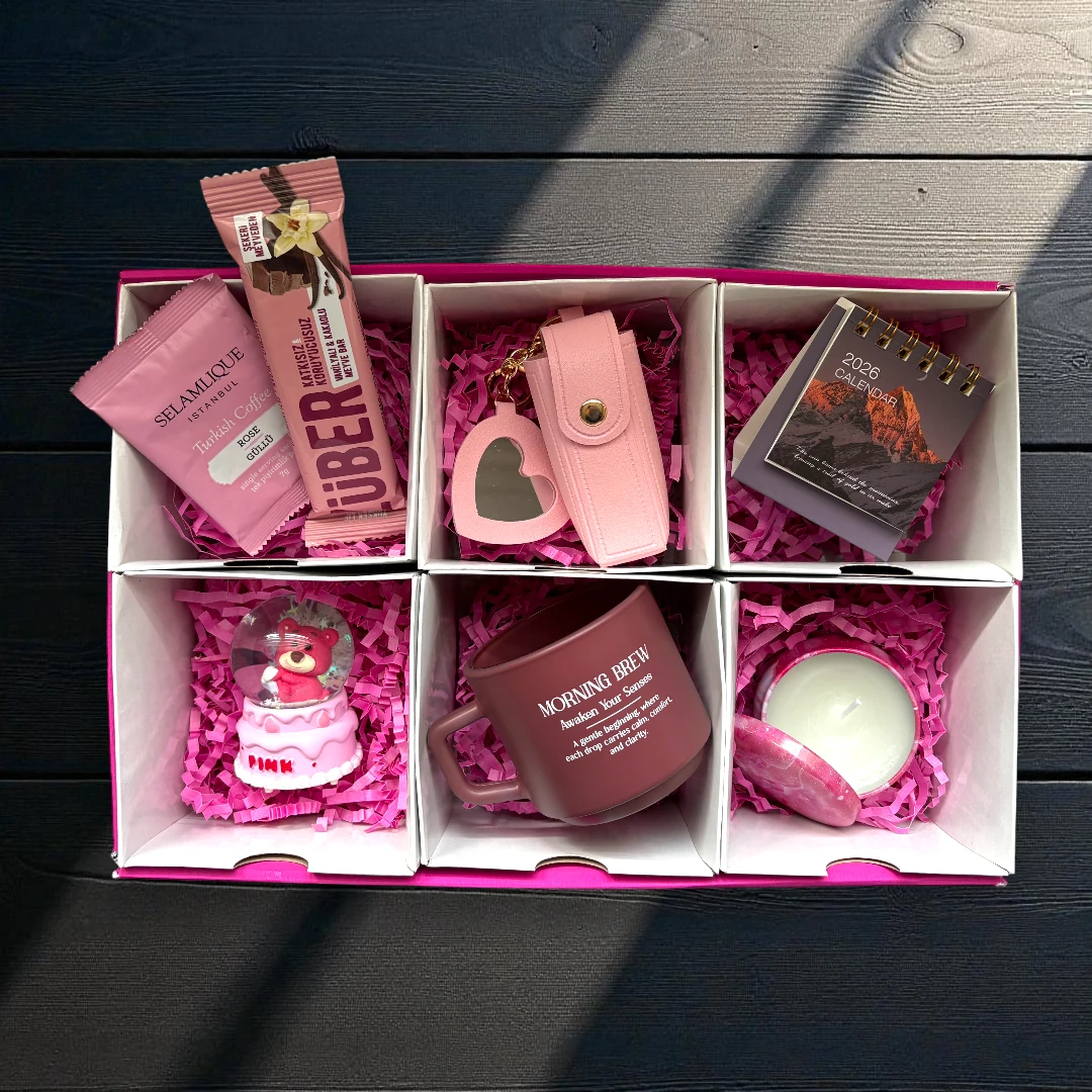 Pembe Kurumsal Hediye Kutusu image