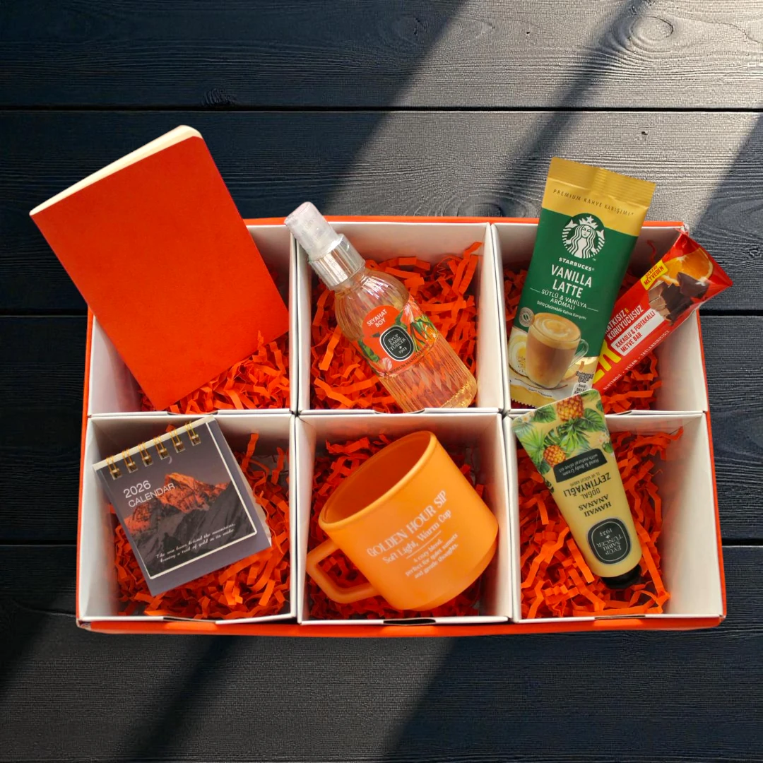 Turuncu Kurumsal Hediye Kutusu