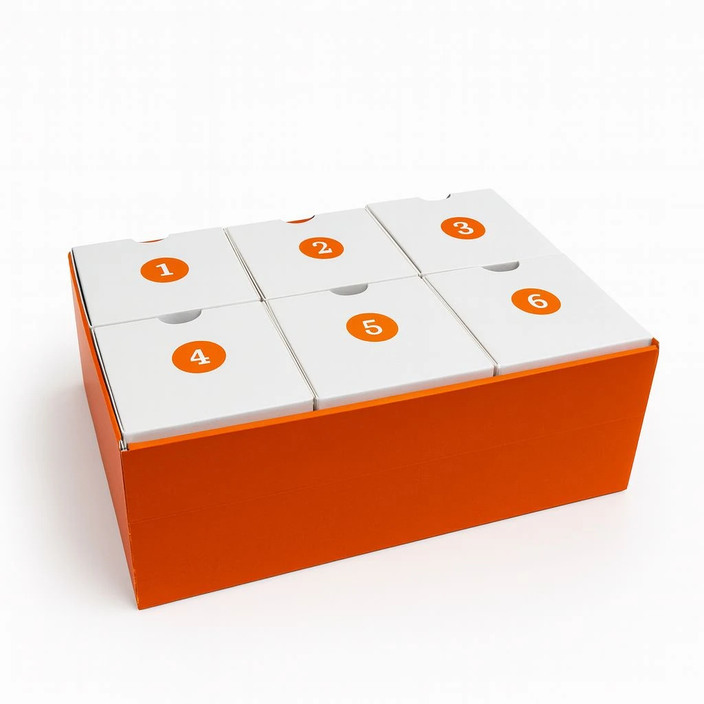 Turuncu Yılbaşı Hediye Kutusu