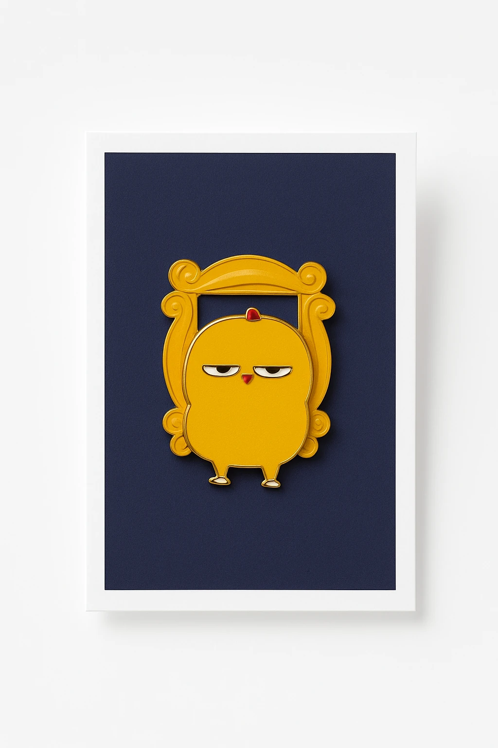 Mutsuz Civciv Broş image