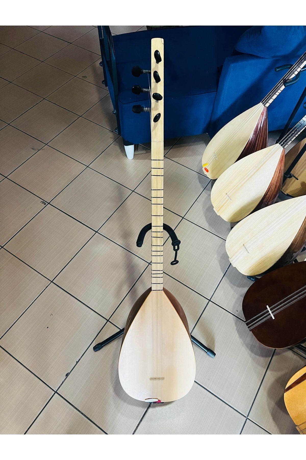 Profesyonel dut kısa sap bağlama +softcase+yedek tel+mızraplar