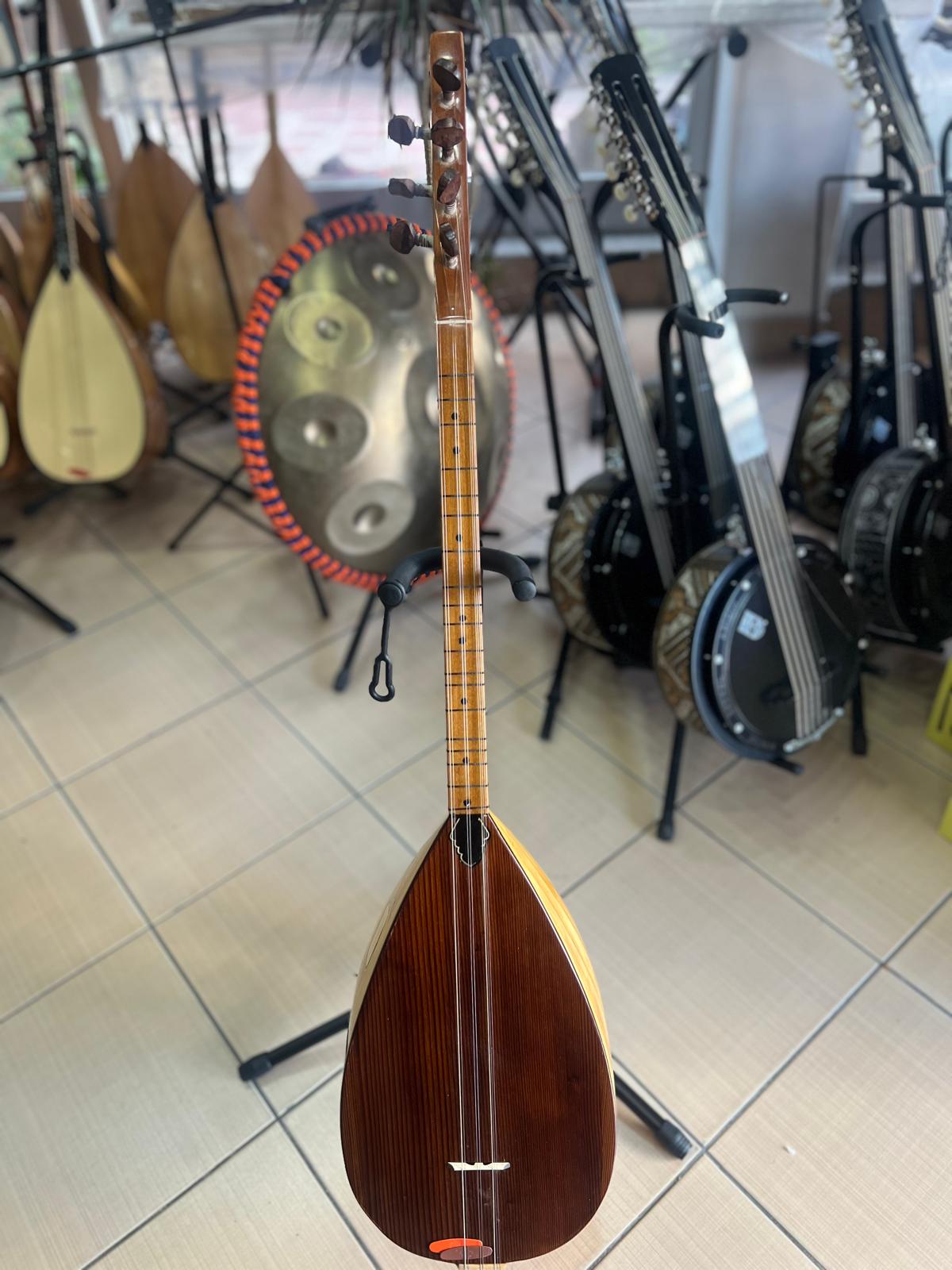Profesyonel Dut Tekne Kısa Sap Bağlama (kalın soft kılıf, yedek tel ve mızrap hediye)