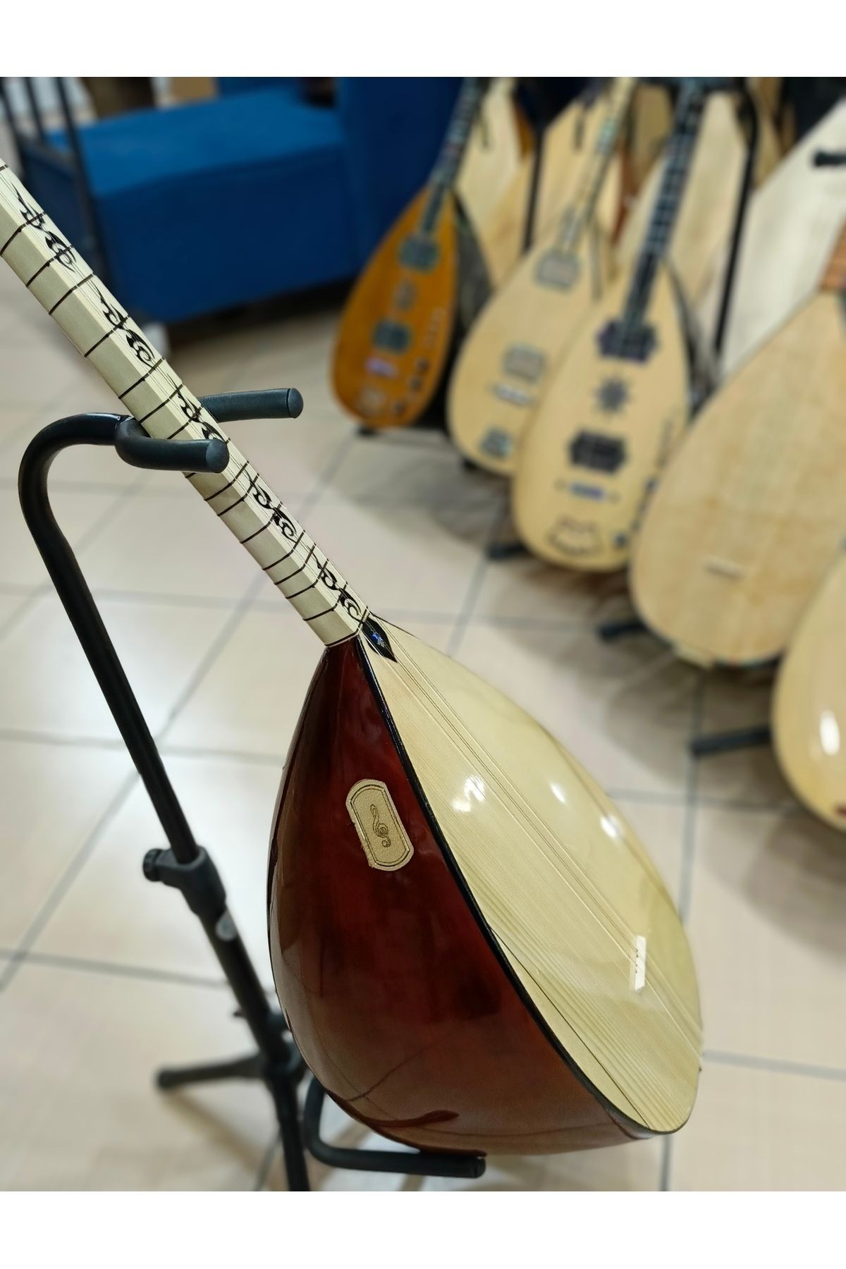 Dut Kısa Sap Bağlama (kılıf, yedek tel, mızrap hediye)