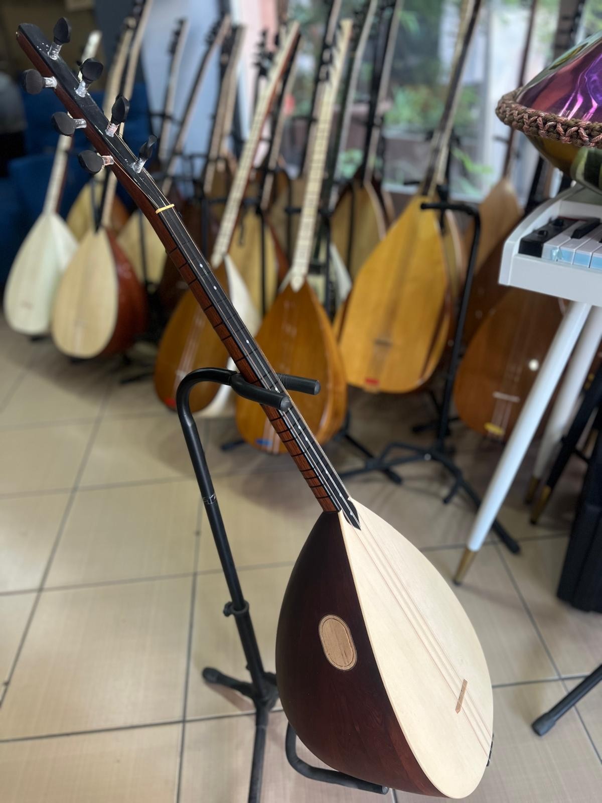 Ardıç Tekne Profesyonel Kısa Sap Bağlama (soft kılıf, yedek tel ve mızrap hediye)