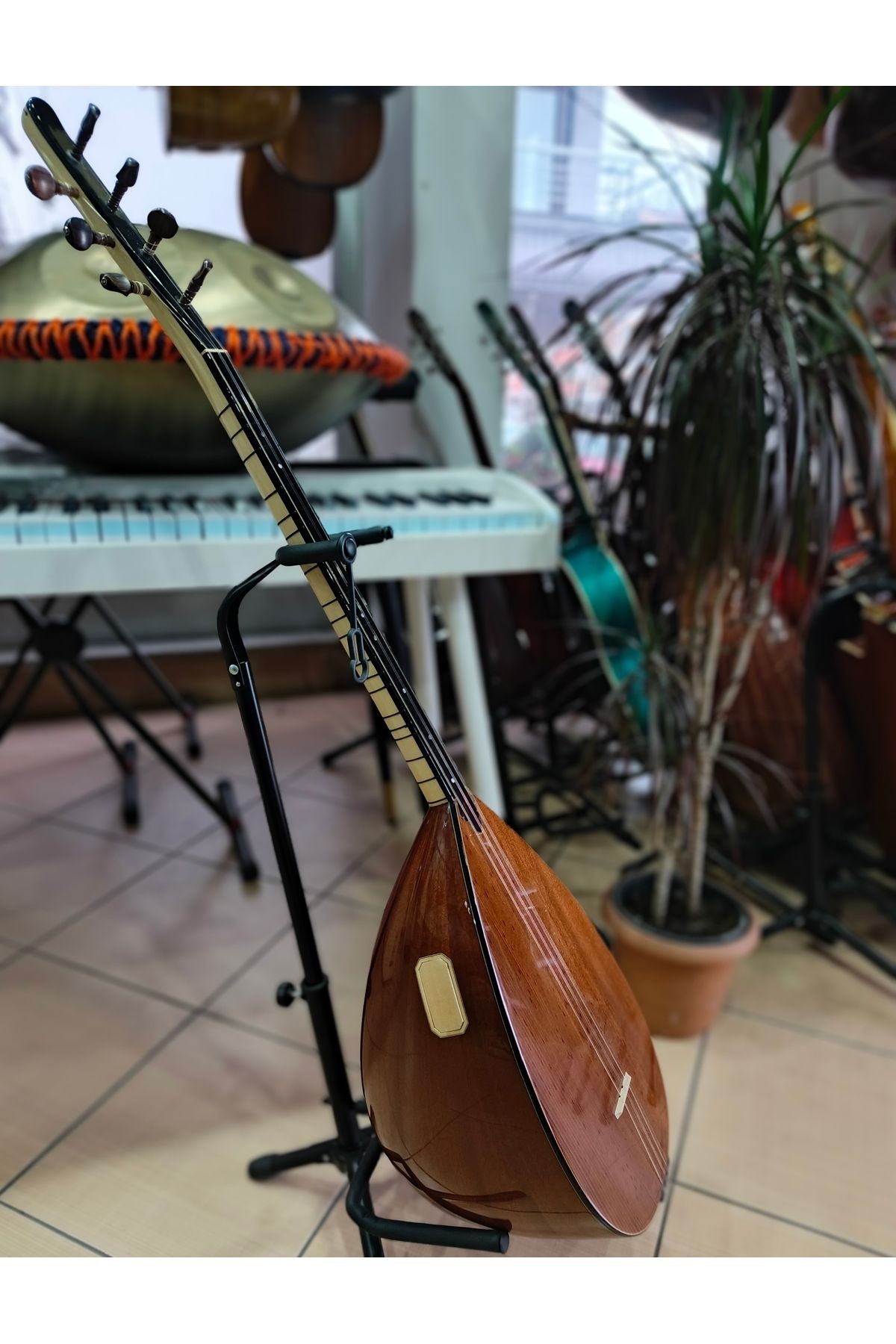 Özel Seri Maun Tekne Kısa Sap Bağlama (soft kılıf, yedek tel, mızrap hediye)
