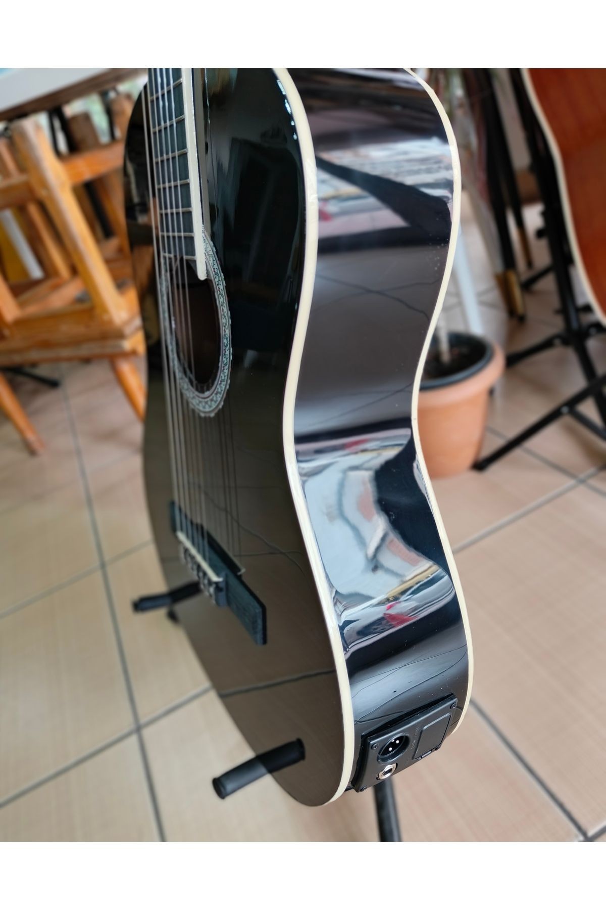 Elektro Klasik Gitar (pena+jak kablosu hediye)