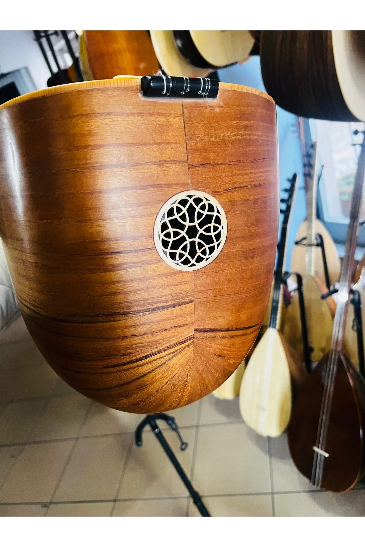 Profesyonel dut kısa sap bağlama +softcase+yedek tel+mızraplar