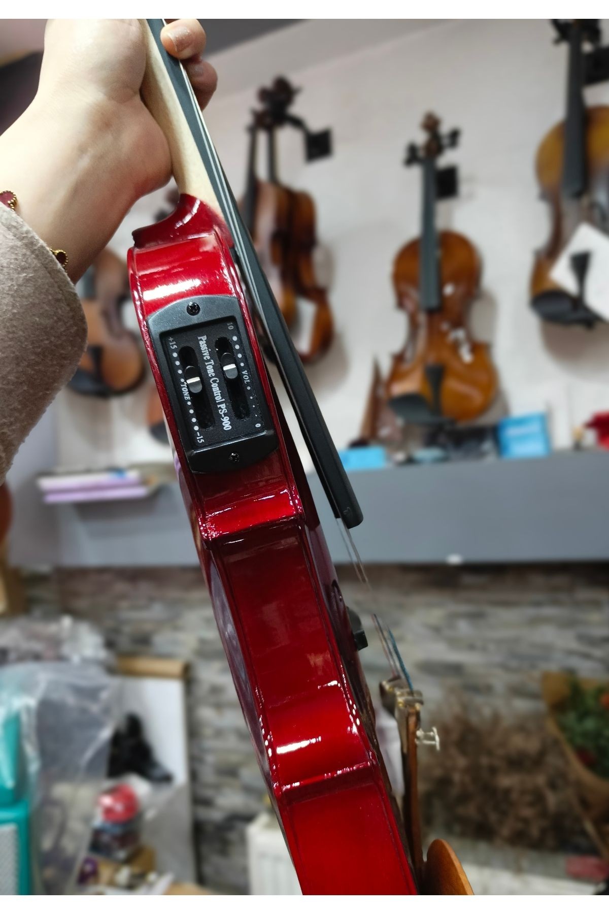 Elektro Keman Seti (kutu, yay, reçine dahil)