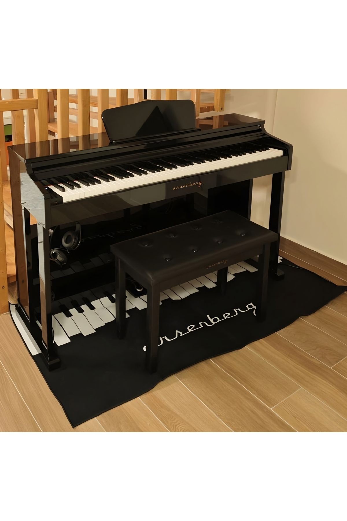 Arsenberg Adp-1981 Black Dijital Piyano (tabure hediyeli)
