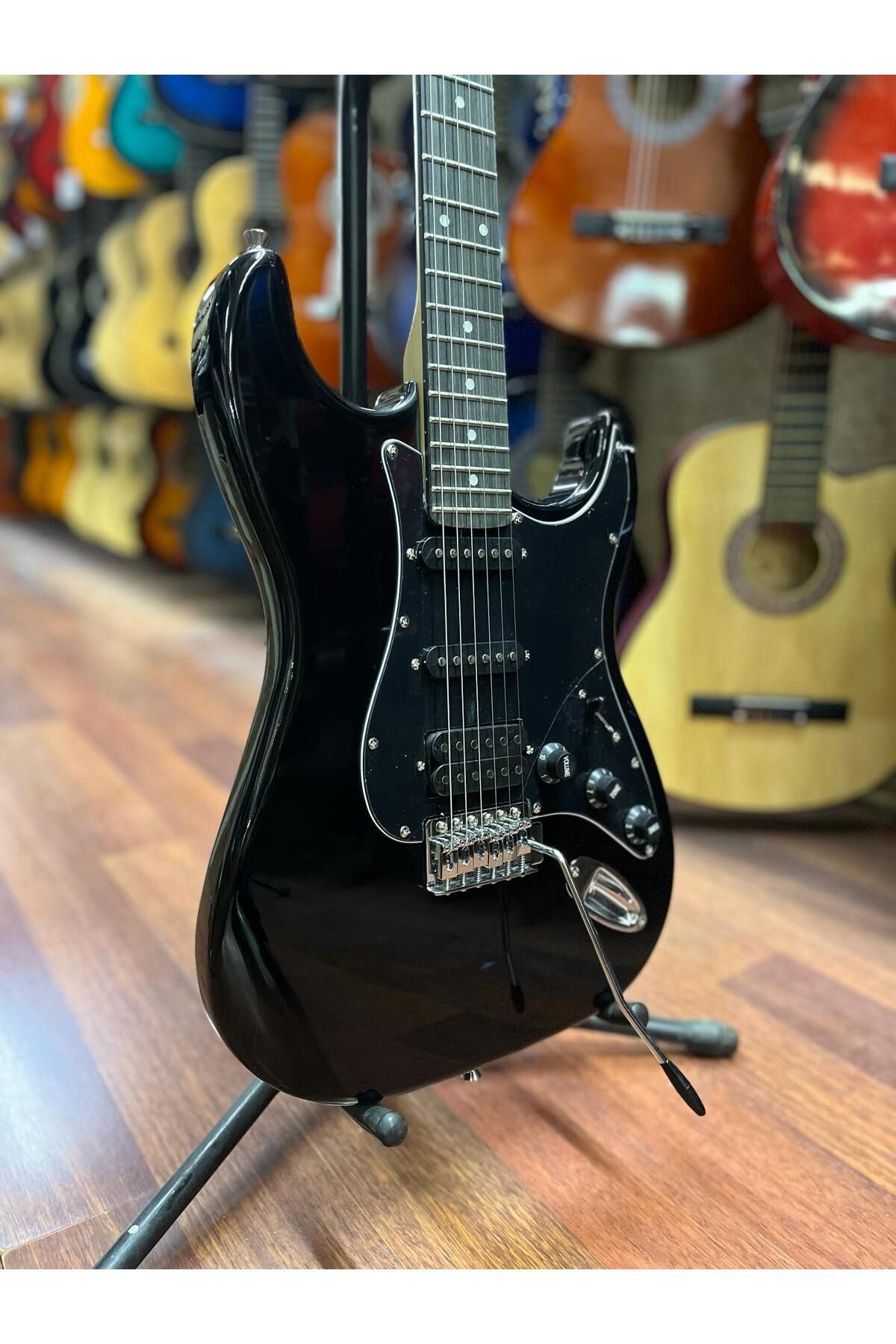 Lilya Elektro Gitar Strat 2 Single 1 Humbacker Hss