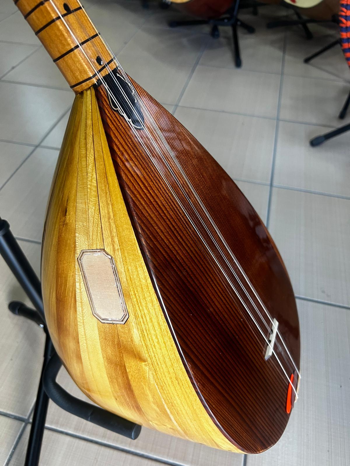 Profesyonel Dut Tekne Kısa Sap Bağlama (kalın soft kılıf, yedek tel ve mızrap hediye)