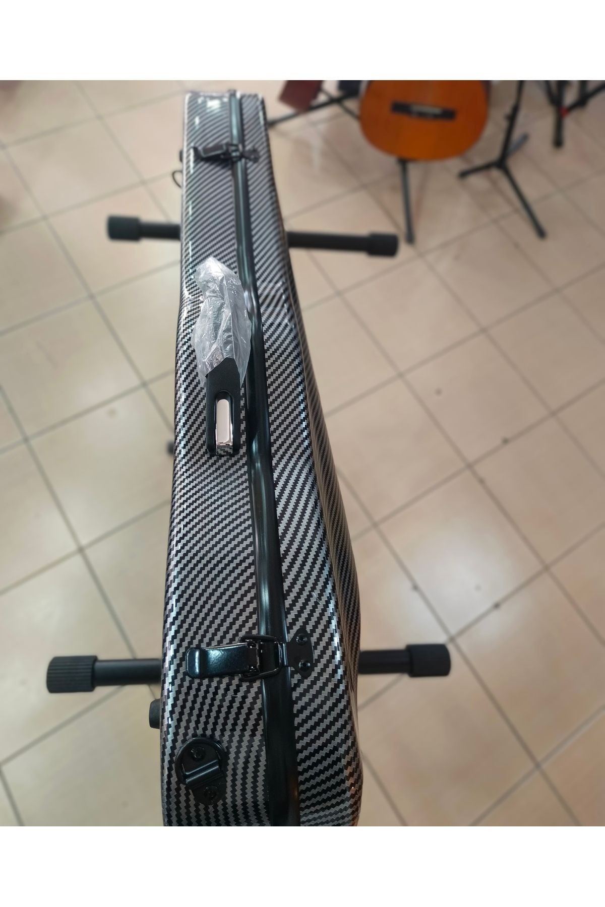 Karbon Fiber Hard case Keman Çantası (çanta askısı dahil)
