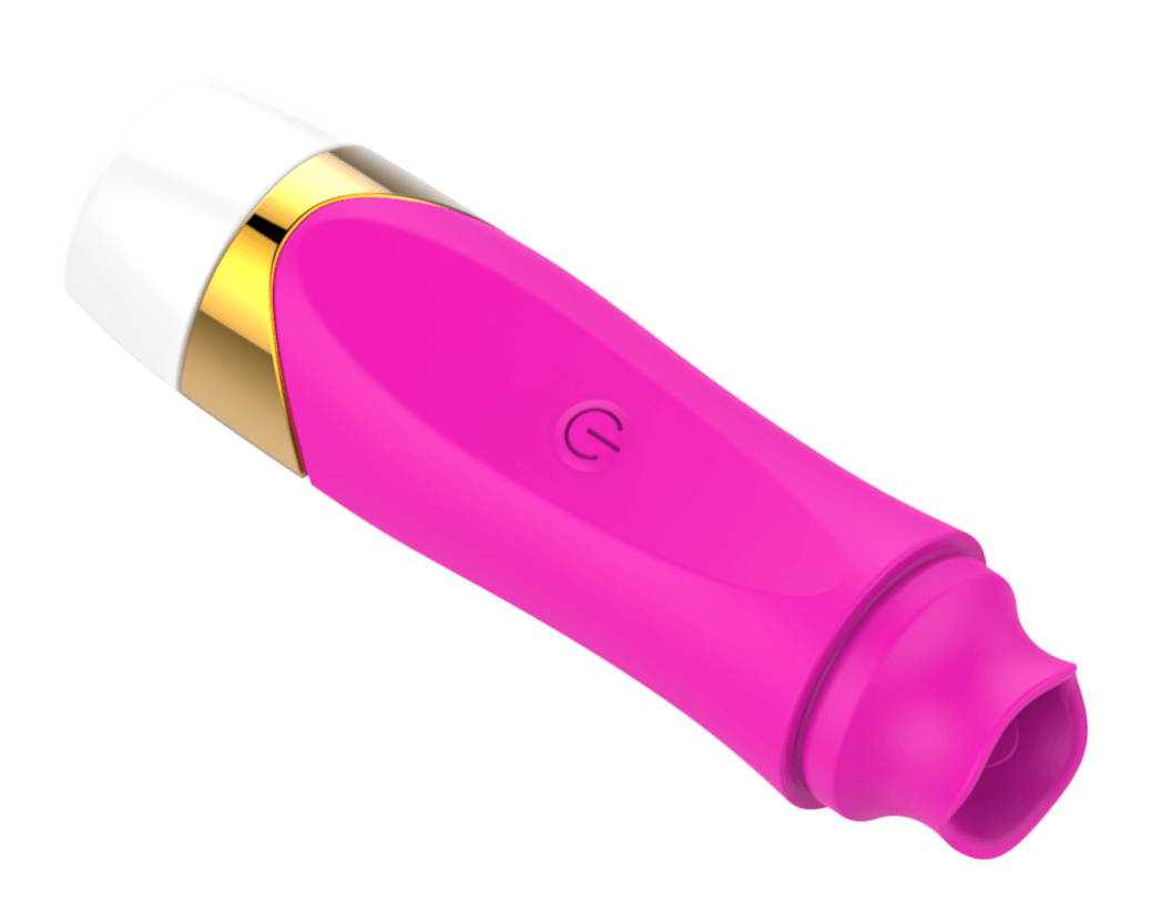 Sex Tongue Vibrators - Klitoriks Uyarıcılı, 12 Fonksiyonlu Dil Şekilli Silikon Vibratör