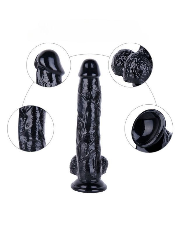 Noctis Siyah 25,5 cm Dildo  