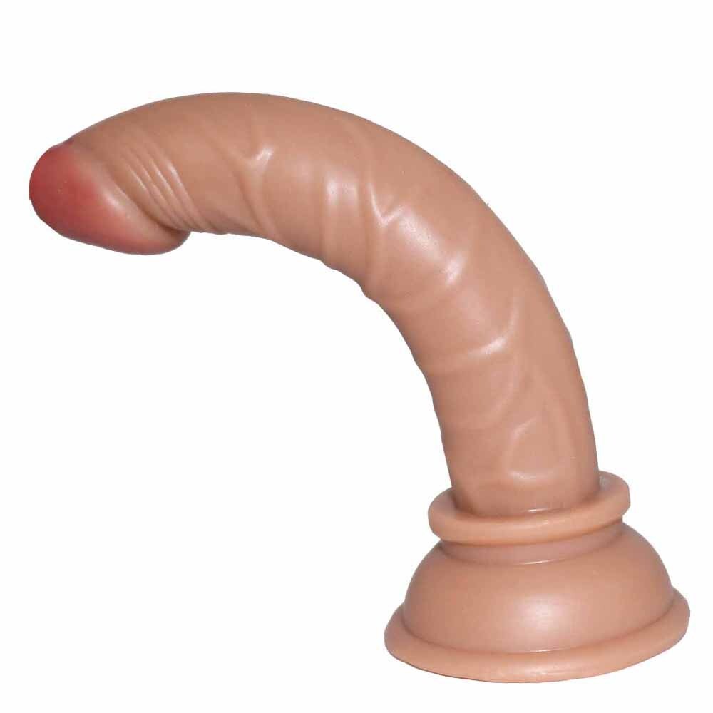 15CM Kahverengi Anal Dildo - Gerçekçi Tasarım ve Konforlu Kullanım