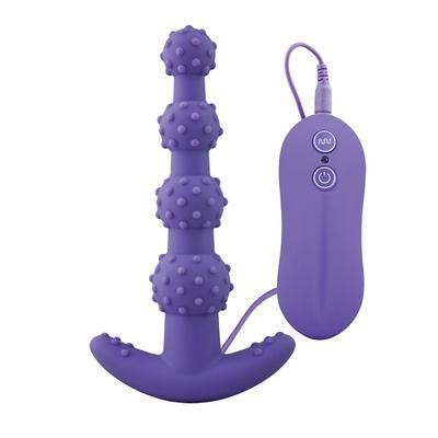 10 Mode Max Pleasure Anal Beads - 10 Fonksiyonlu Titreşimli Silikon Anal Plug, Mavi