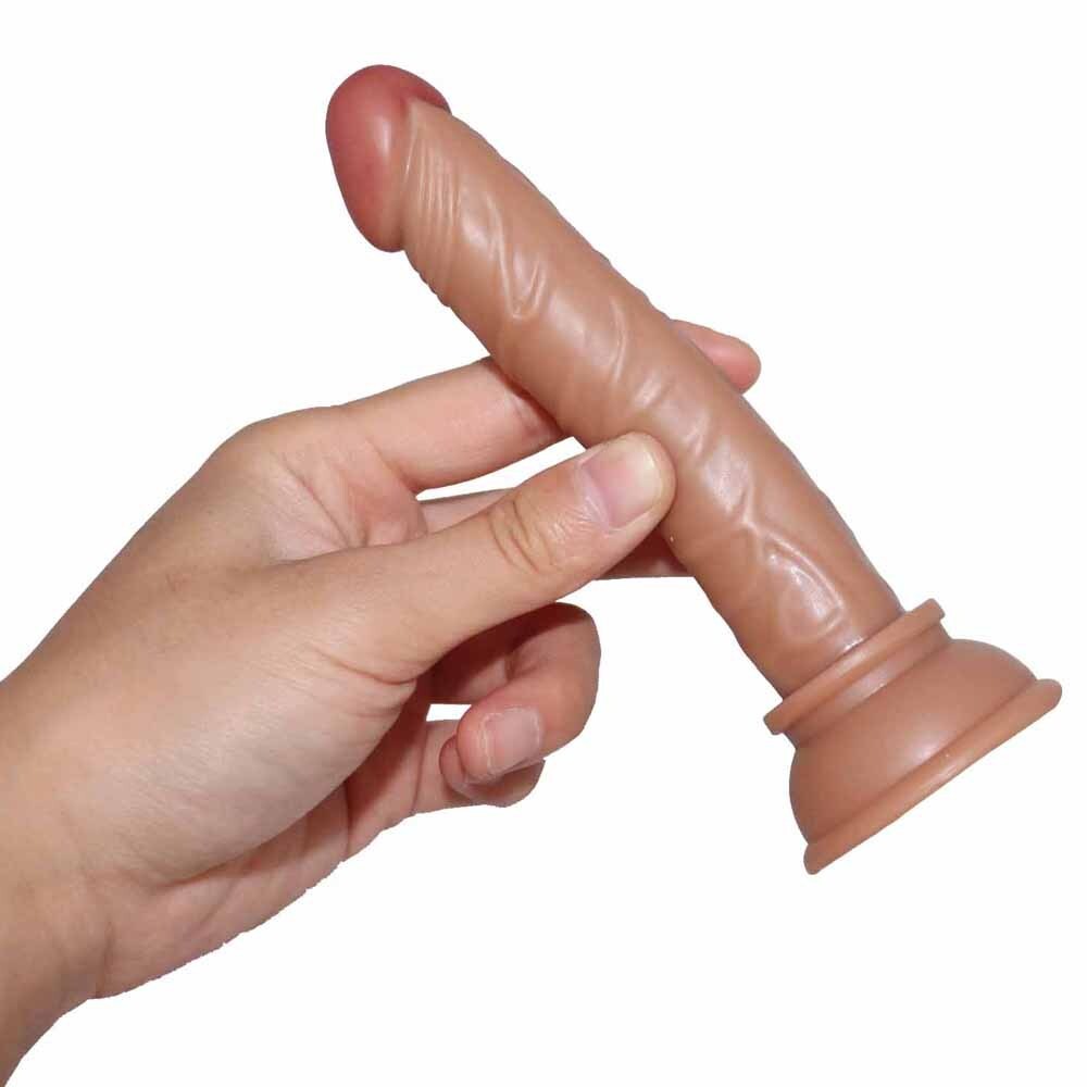 15CM Kahverengi Anal Dildo - Gerçekçi Tasarım ve Konforlu Kullanım