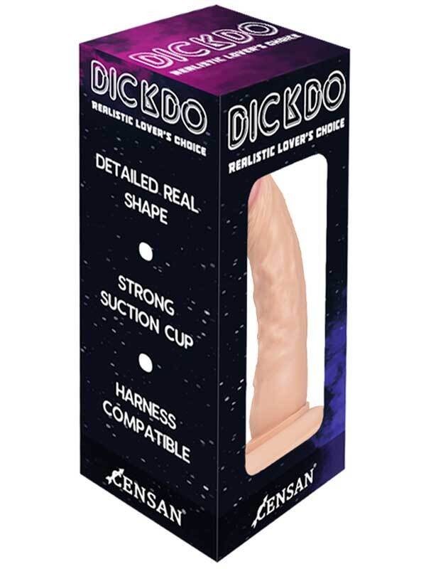 18.5cm Gerçekçi Dildo – Damarlı ve Vantuzlu Tasarım