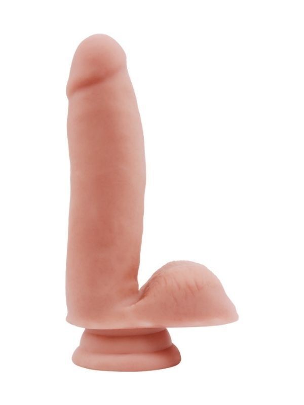 17.5cm Kıkırdaklı Gerçekçi Dildo – Medikal Silikon ve Doğal Hissiyat