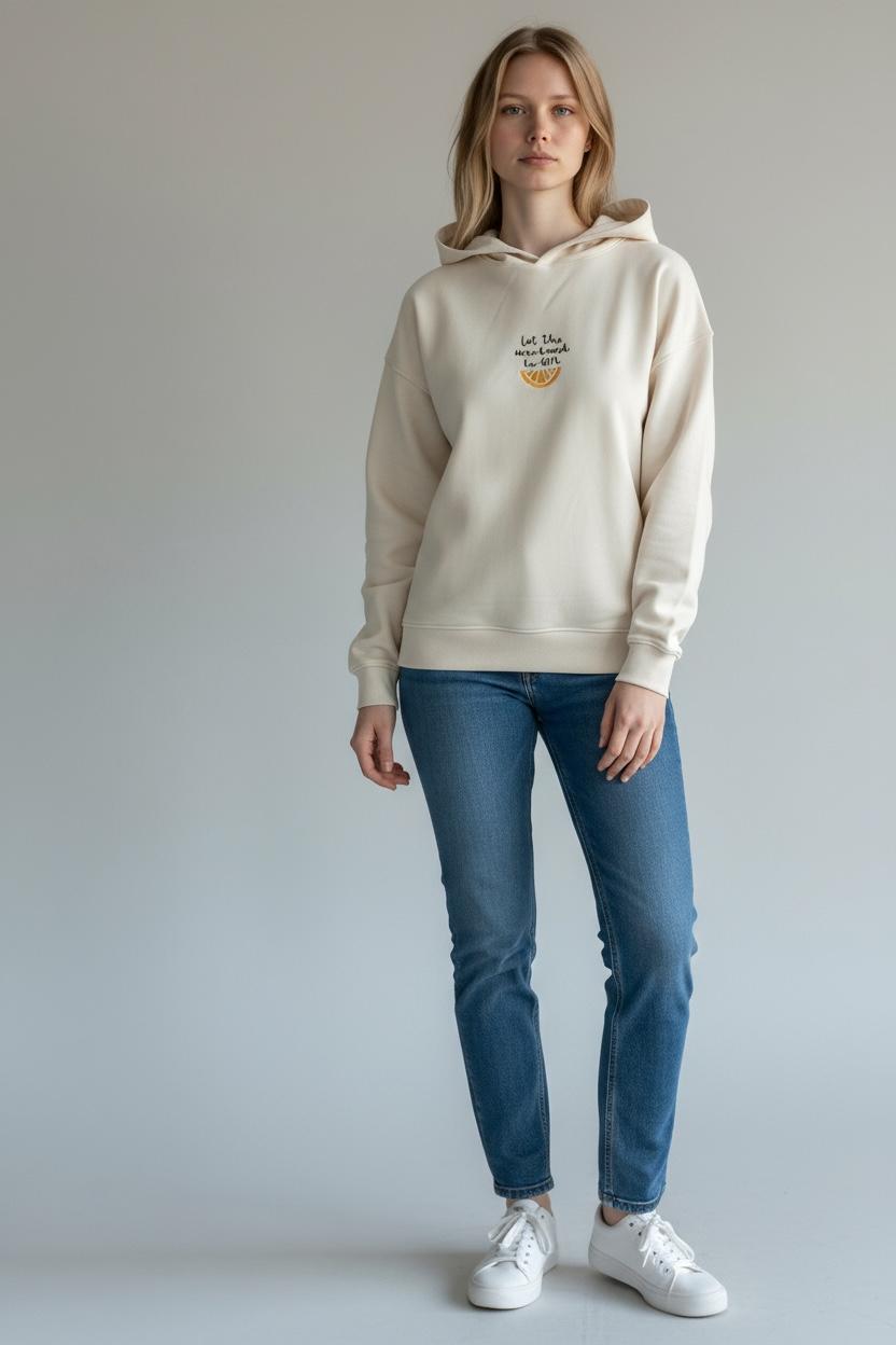 Weekend Oversize Unisex Kapüşonlu Sweatshirt