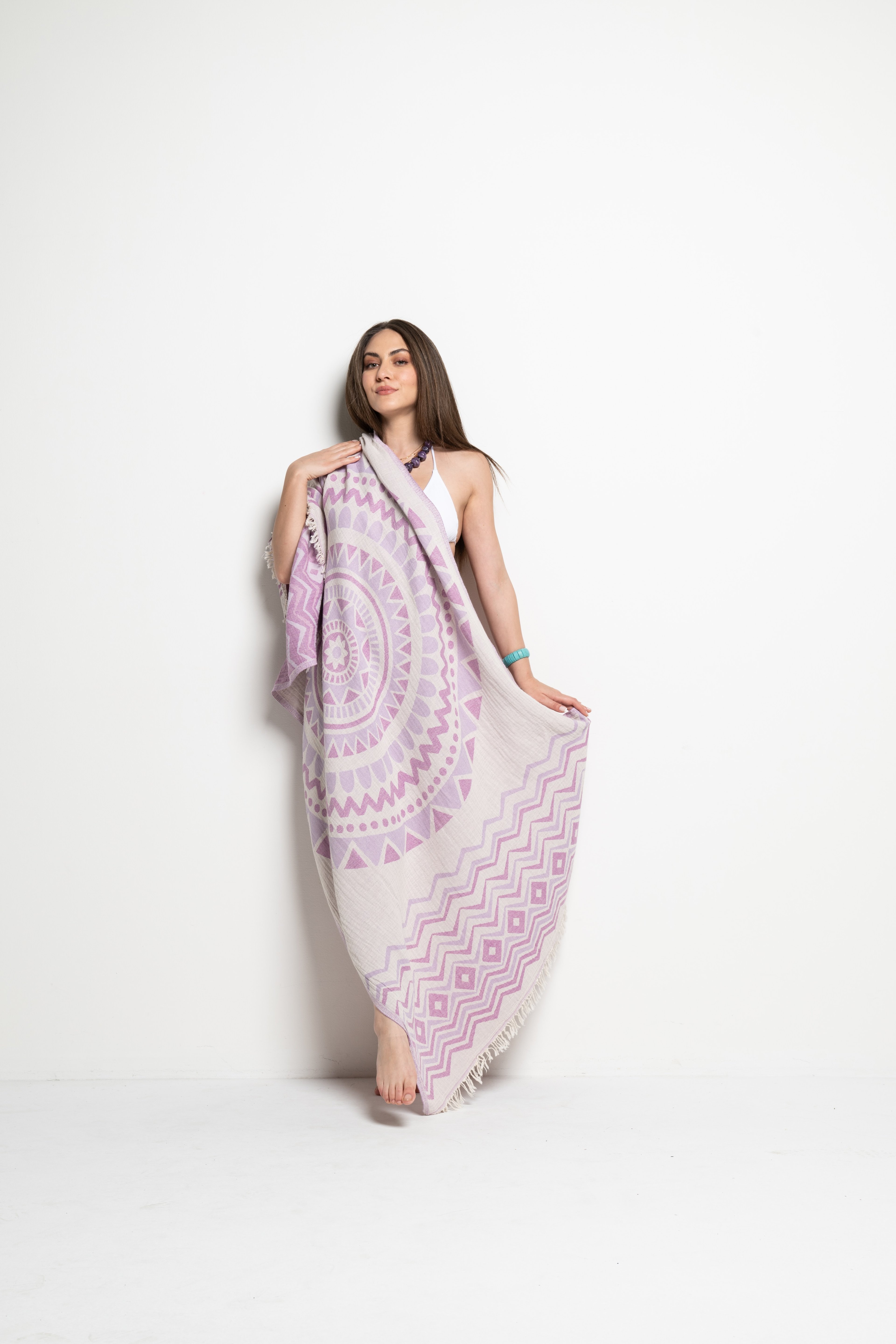 Mandala Lila Peştemal