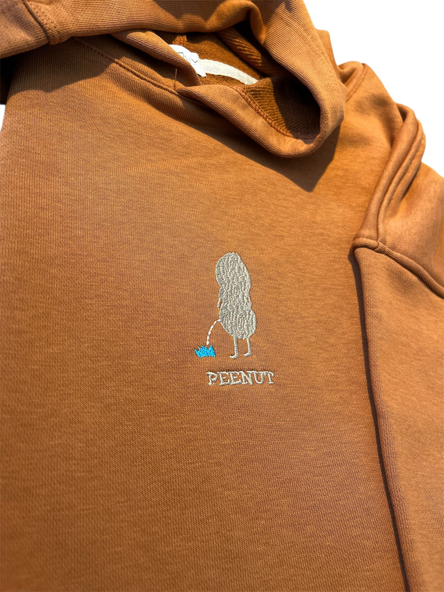 Peenut Oversize Unisex Kapüşonlu Sweatshirt 