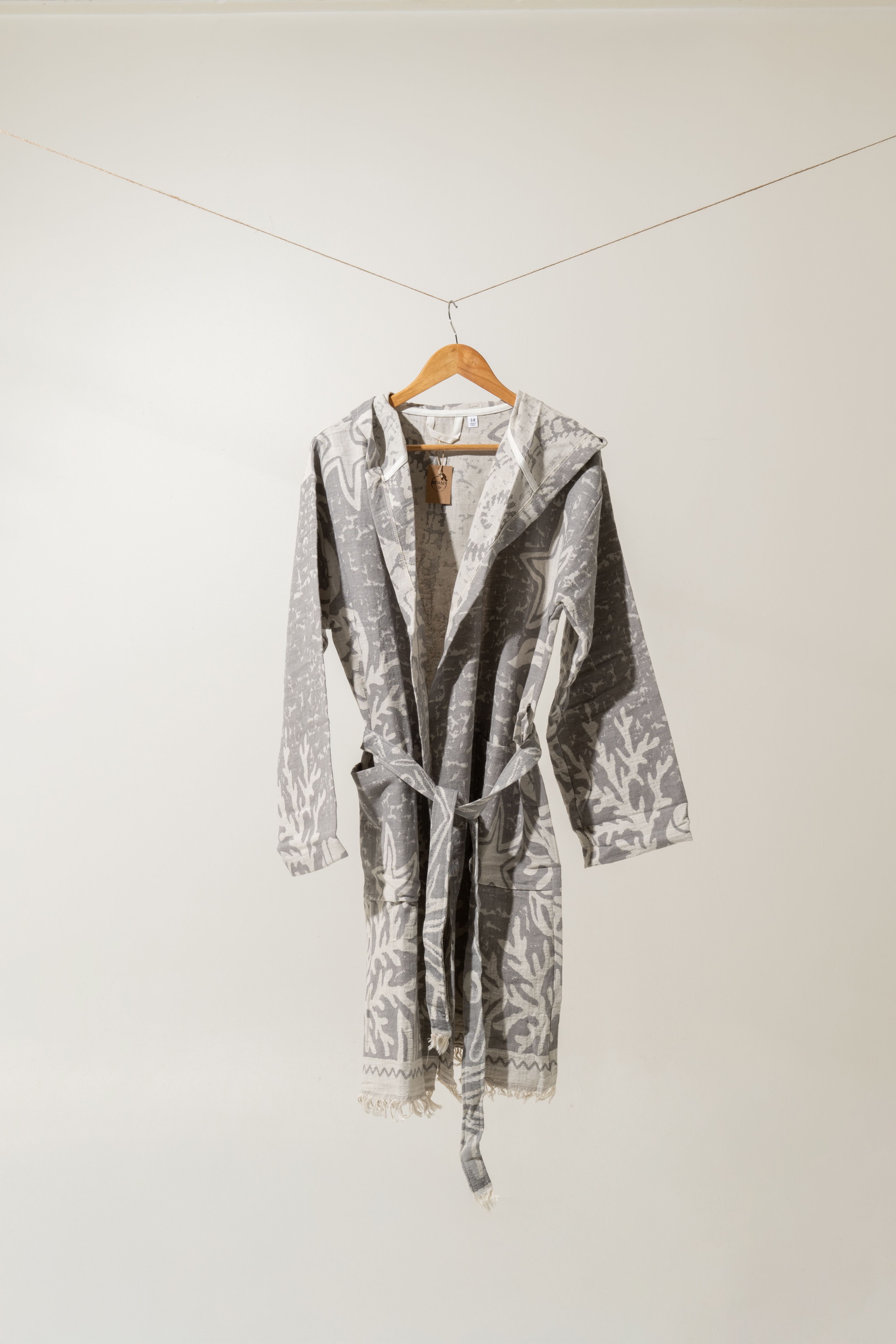 Seahorse Gri Bathrobe