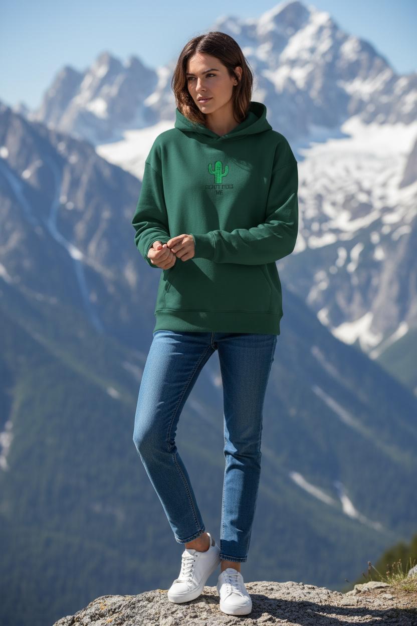 Don't Hug Me Oversize Unisex Kapüşonlu Sweatshirt