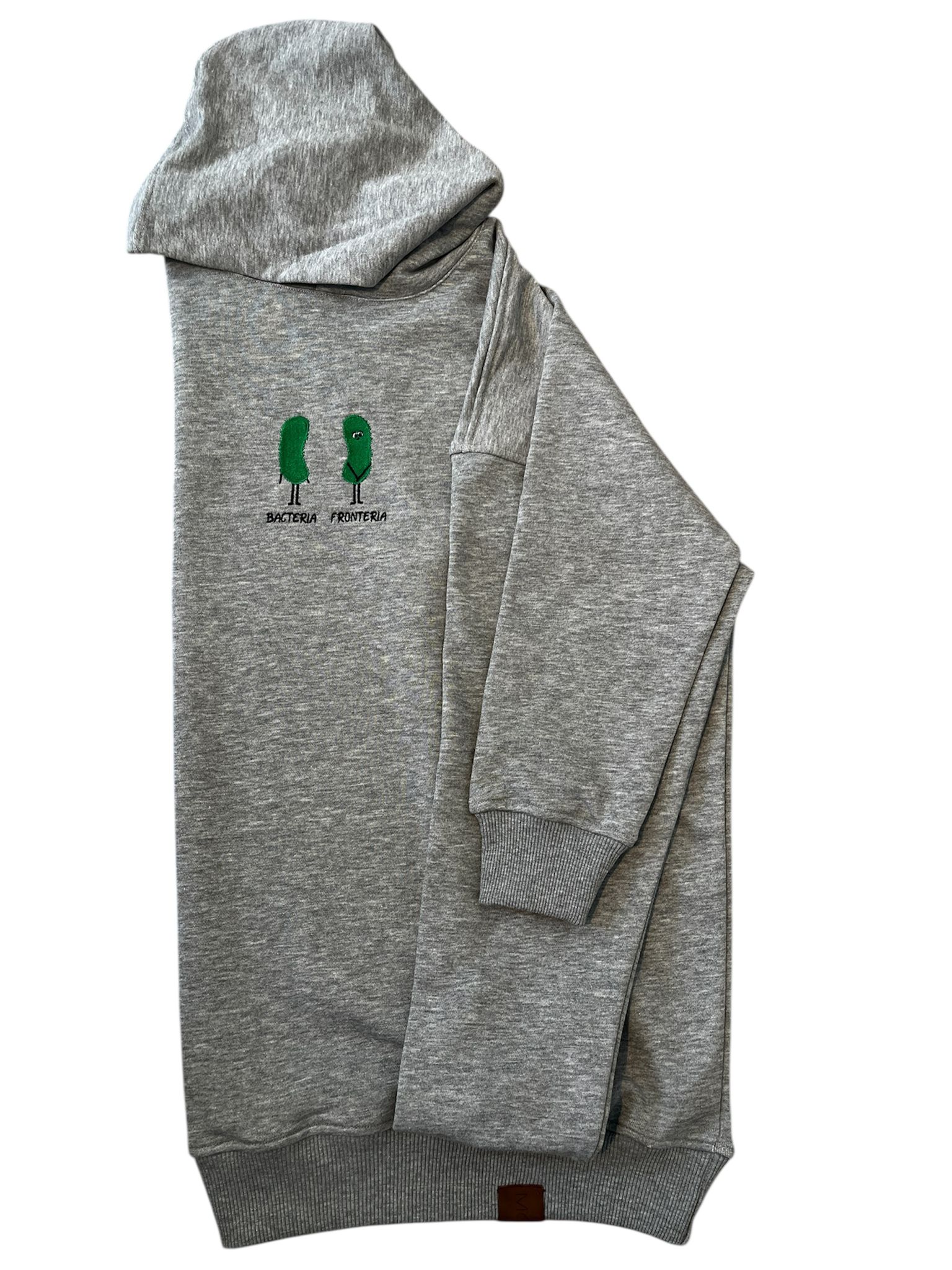 Backteria Oversize Unisex Kapüşonlu Sweatshirt